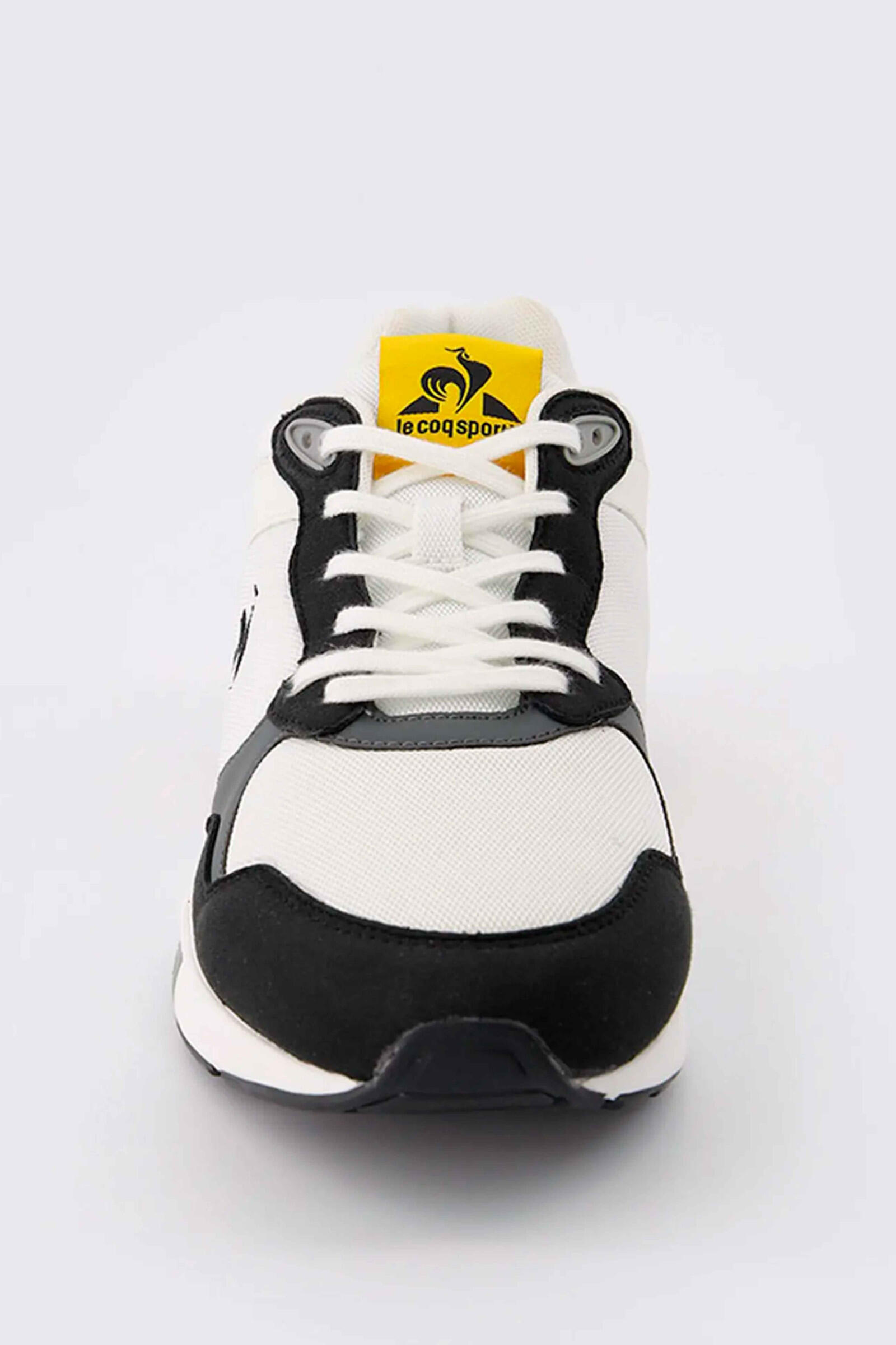 Le Coq Sportif Zapatillas Deportivas Lcs R500 Blanco/negro/amarillo 3/4