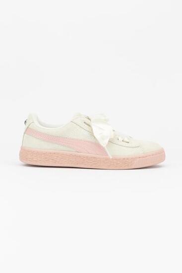 Puma Zapatillas Deportivas Suede Heart Jewel Blanco/negro Niños