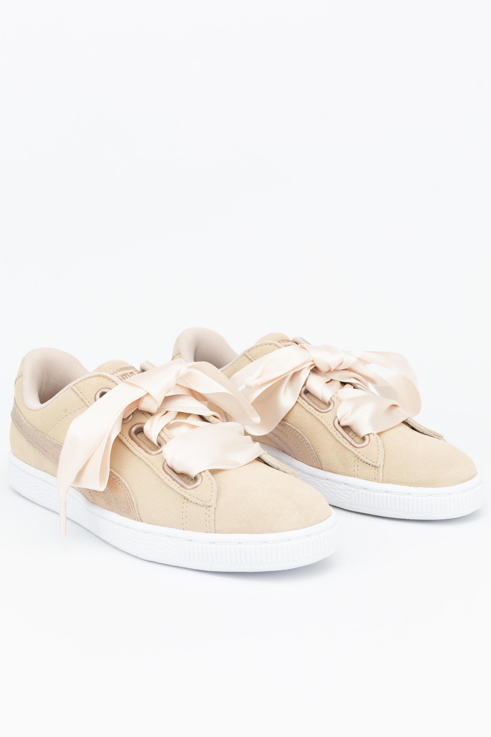 Puma Zapatillas Deportivas Suede Heart Lunalux Beige 3/4