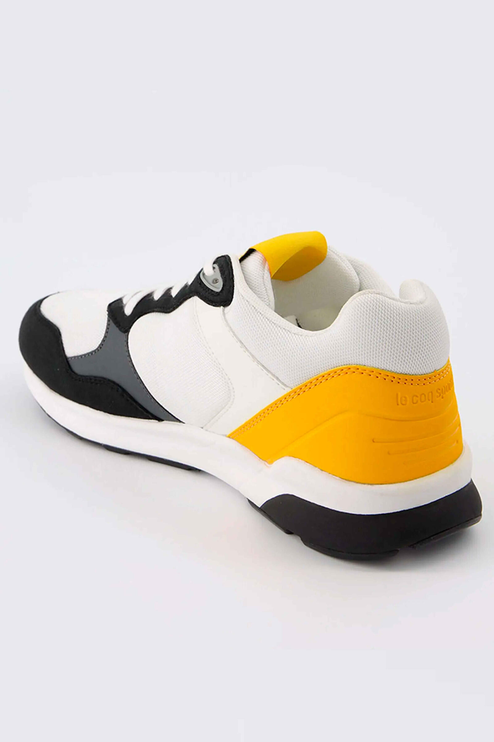 Le Coq Sportif Zapatillas Deportivas Lcs R500 Blanco/negro/amarillo 2/4