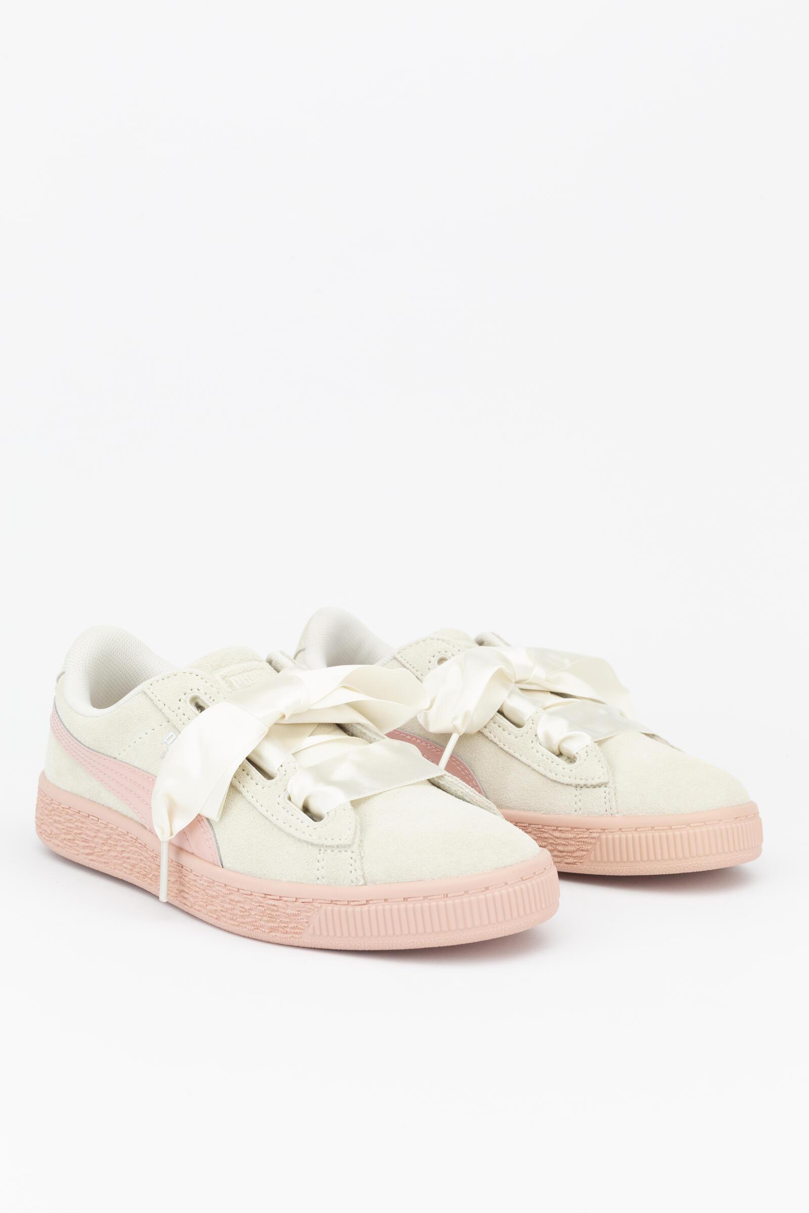 Puma Zapatillas Deportivas Suede Heart Jewel Beige/rosa 3/5