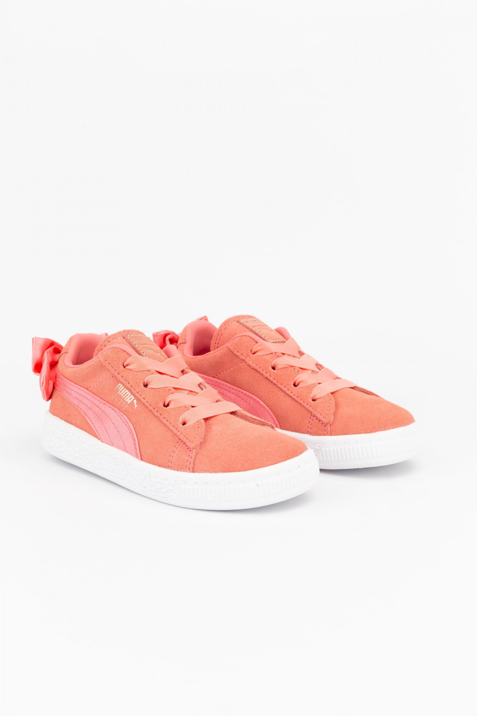 Puma Zapatillas Suede Bow Baby Rosa 3/4