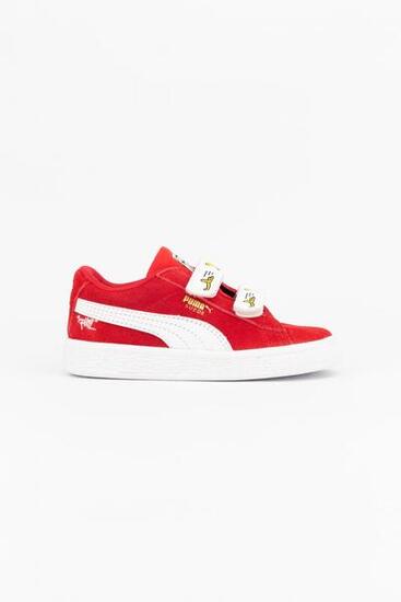 Puma Zapatillas Minions Suede V Baby Blanco/rojo Niños