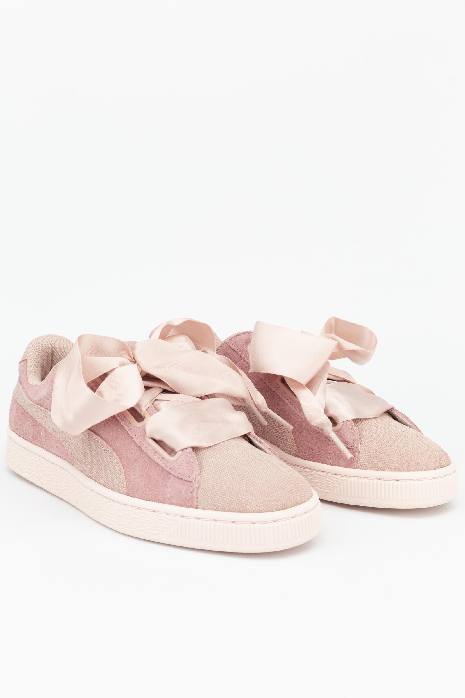 Puma Zapatillas Deportivas Suede Heart Pebble Rosa 3/4