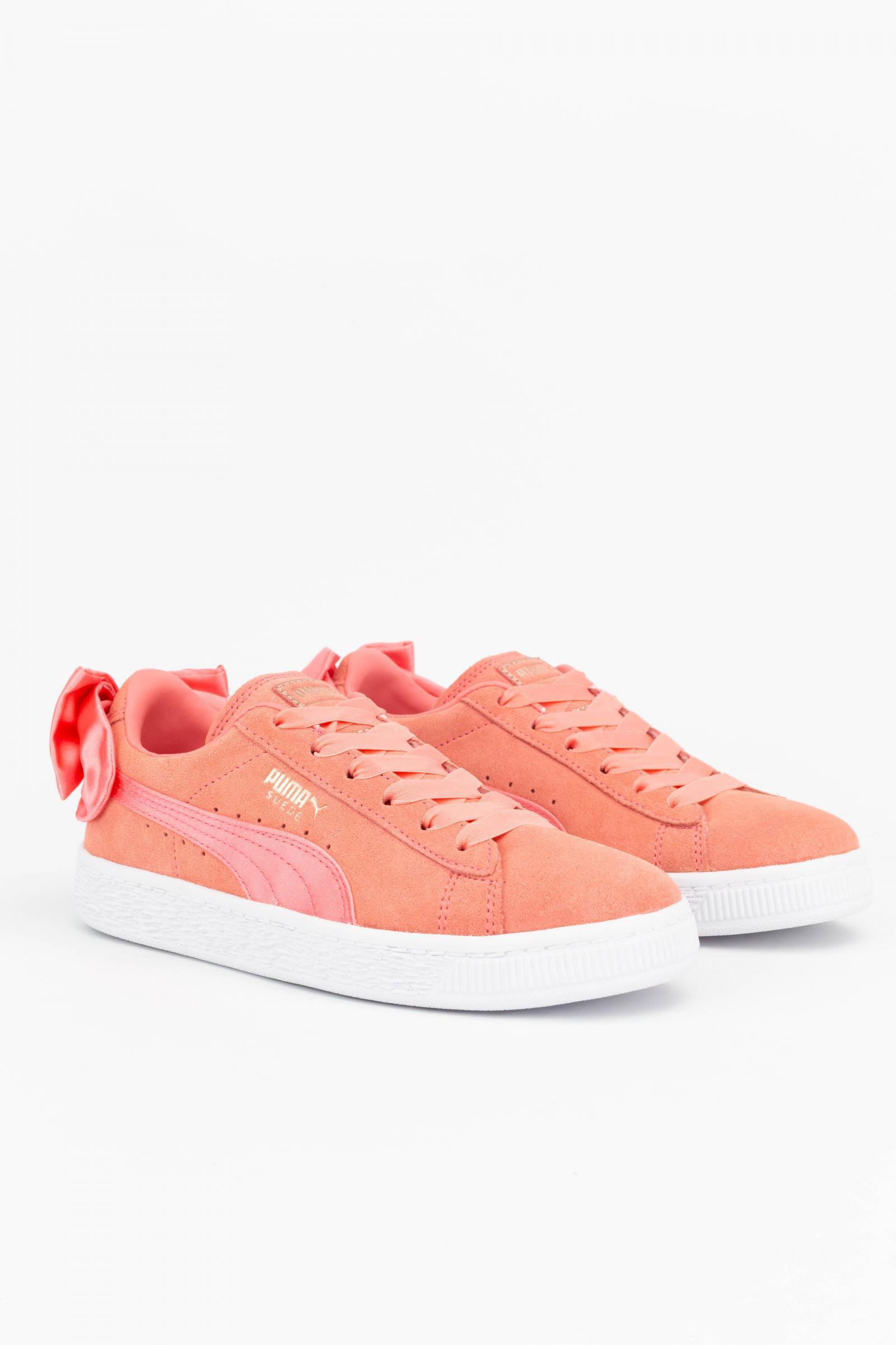 Puma Zapatillas Suede Bow Junior Rosa 3/5