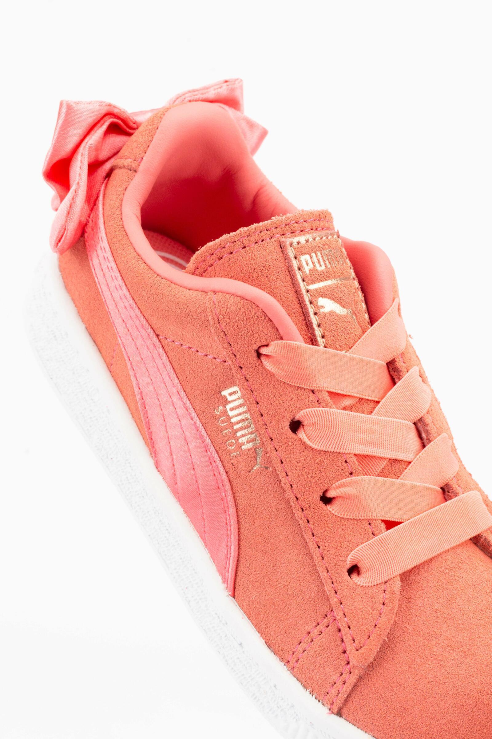 Puma Zapatillas Suede Bow Baby Rosa 4/4