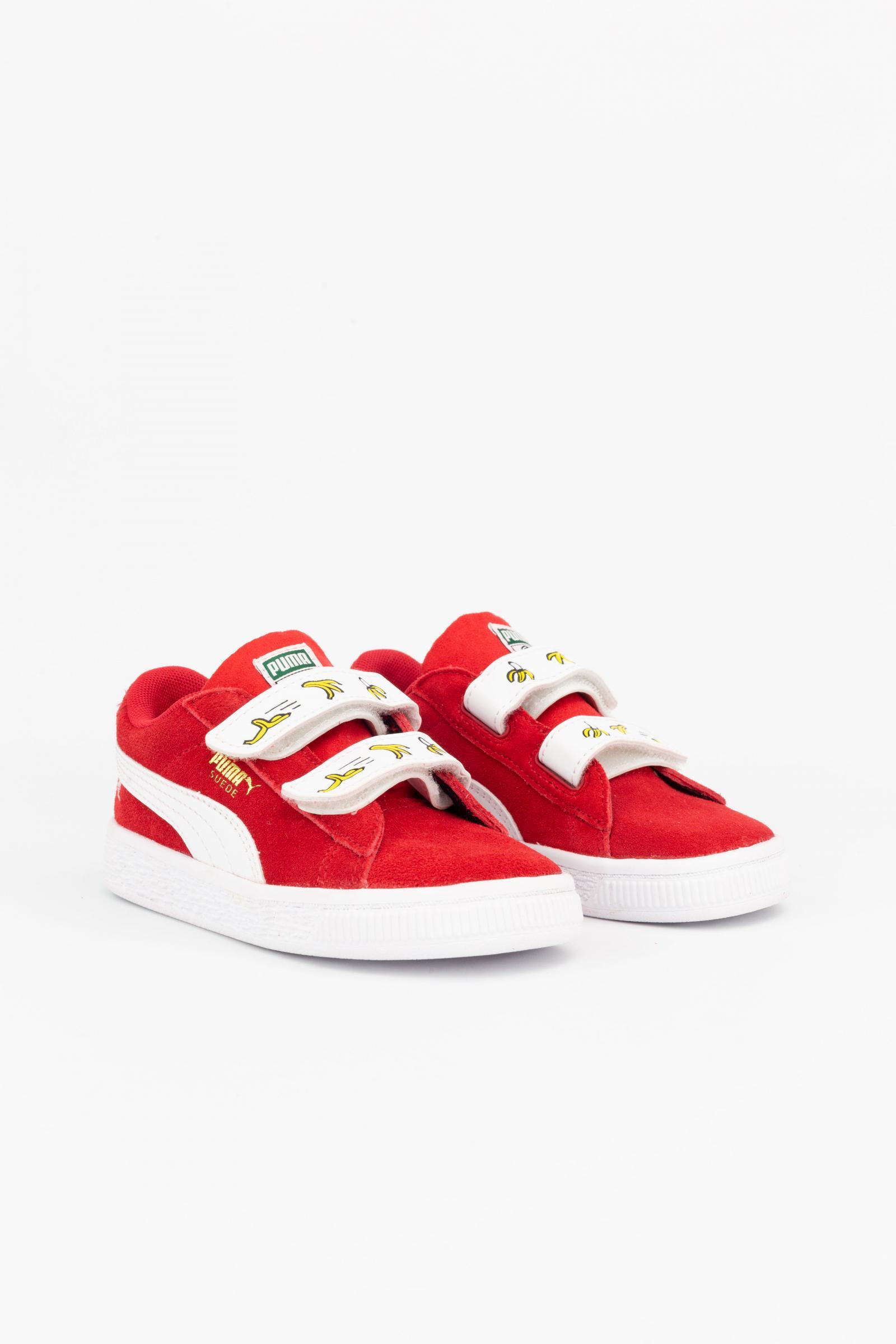 Puma Zapatillas  Minions Suede V Baby Blanco/rojo 4/5