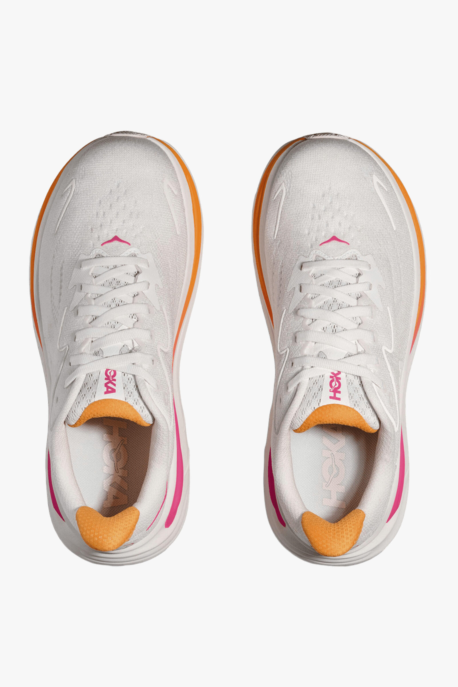 Hoka Zapatillas Clifton 10 Blanco/rosa 3/5