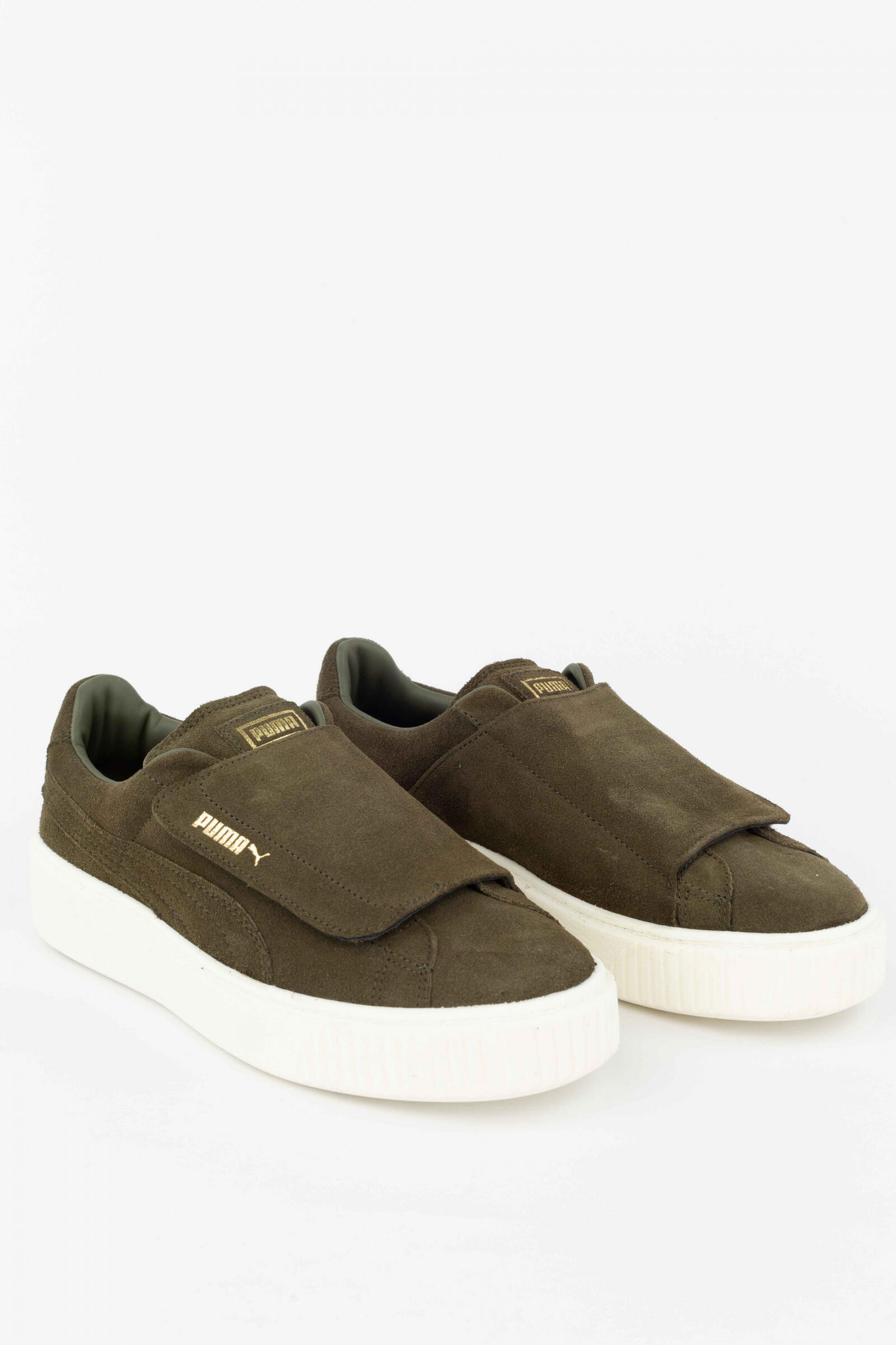 Puma Zapatillas Deportivas Suede Plat Bigv Verde 3/4