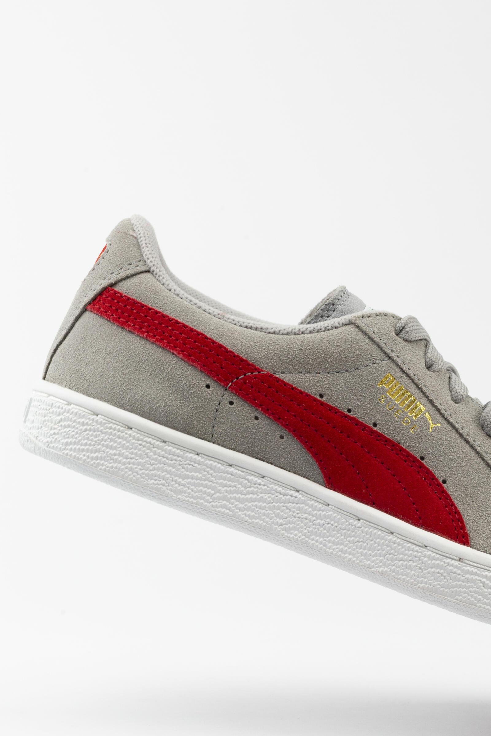 Puma Zapatillas Deportivas Suede Jr Gris 5/5