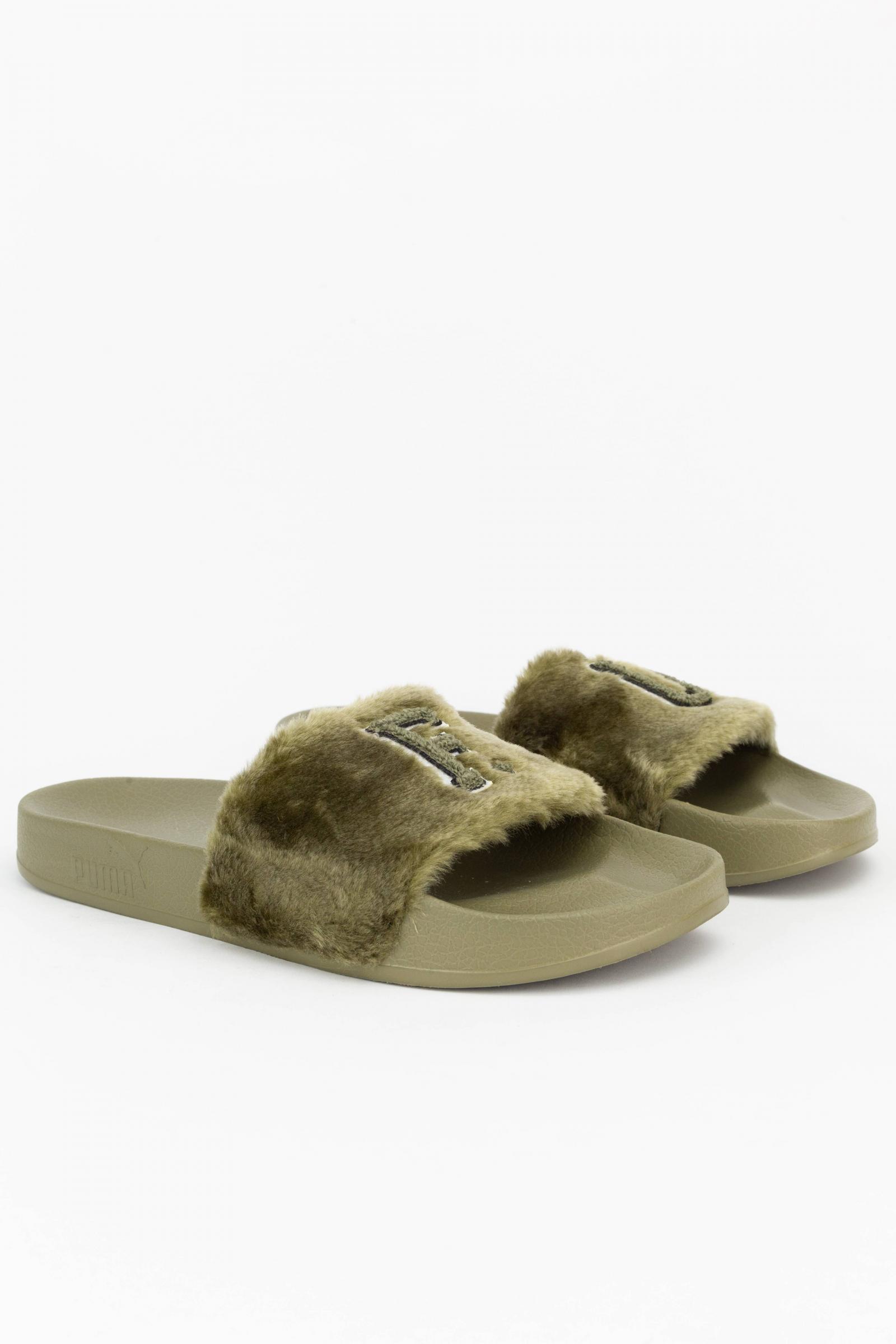 Puma Leadcat Fenty Fu Fur By Rihanna Verde 2/5