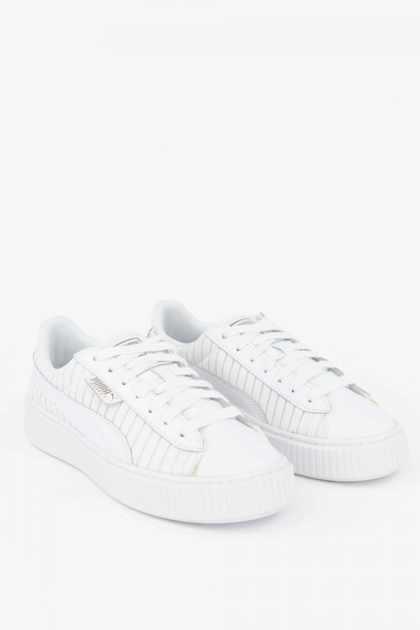 Puma Zapatillas Deportivas Basket Platform Ep Blanco 3/4