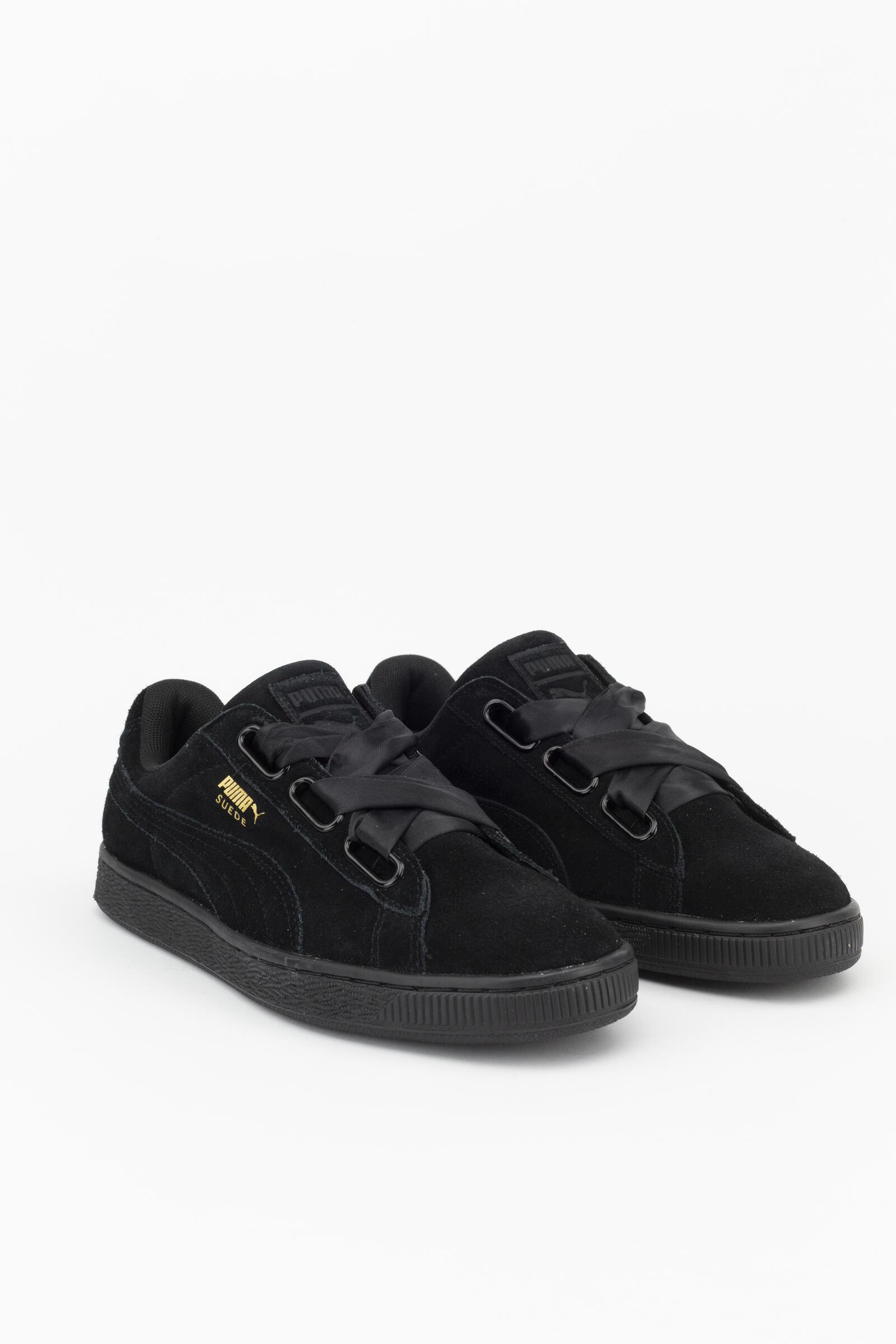 Puma Zapatillas Deportivas Suede Heart Satin Ii Negro 3/4