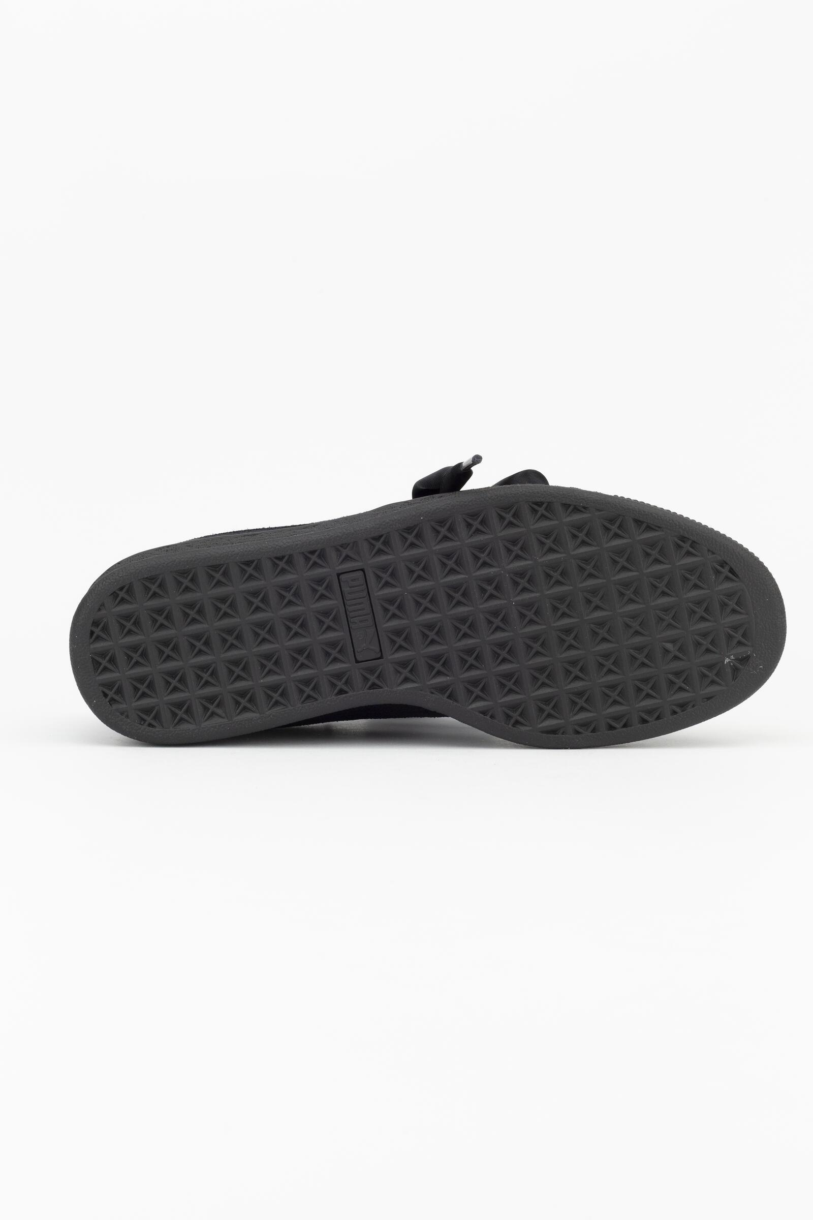 Puma Zapatillas Deportivas Suede Heart Pebble Negro 2/4