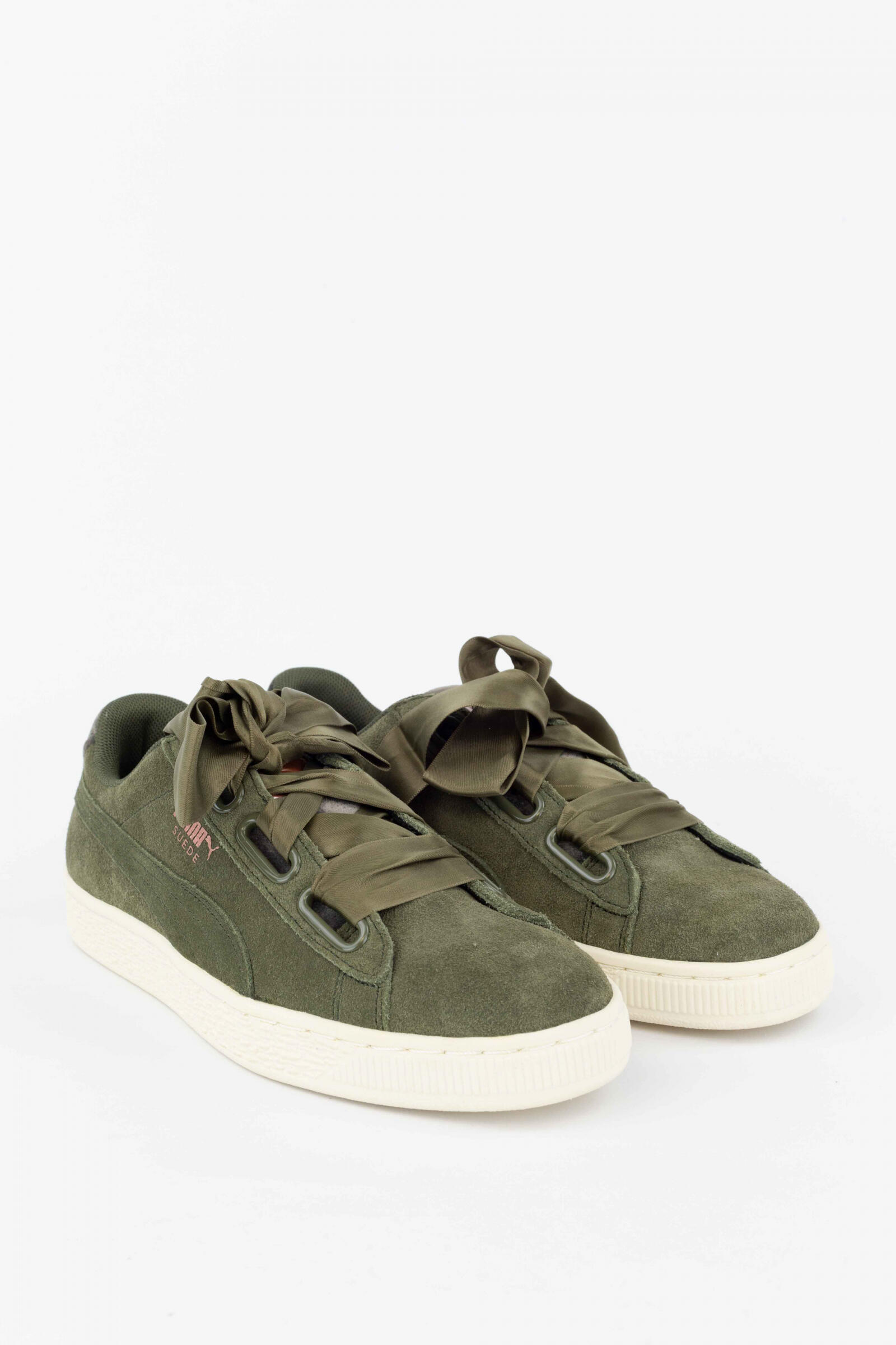 Puma Zapatillas Deportivas Suede Heart Vr Verde 3/4