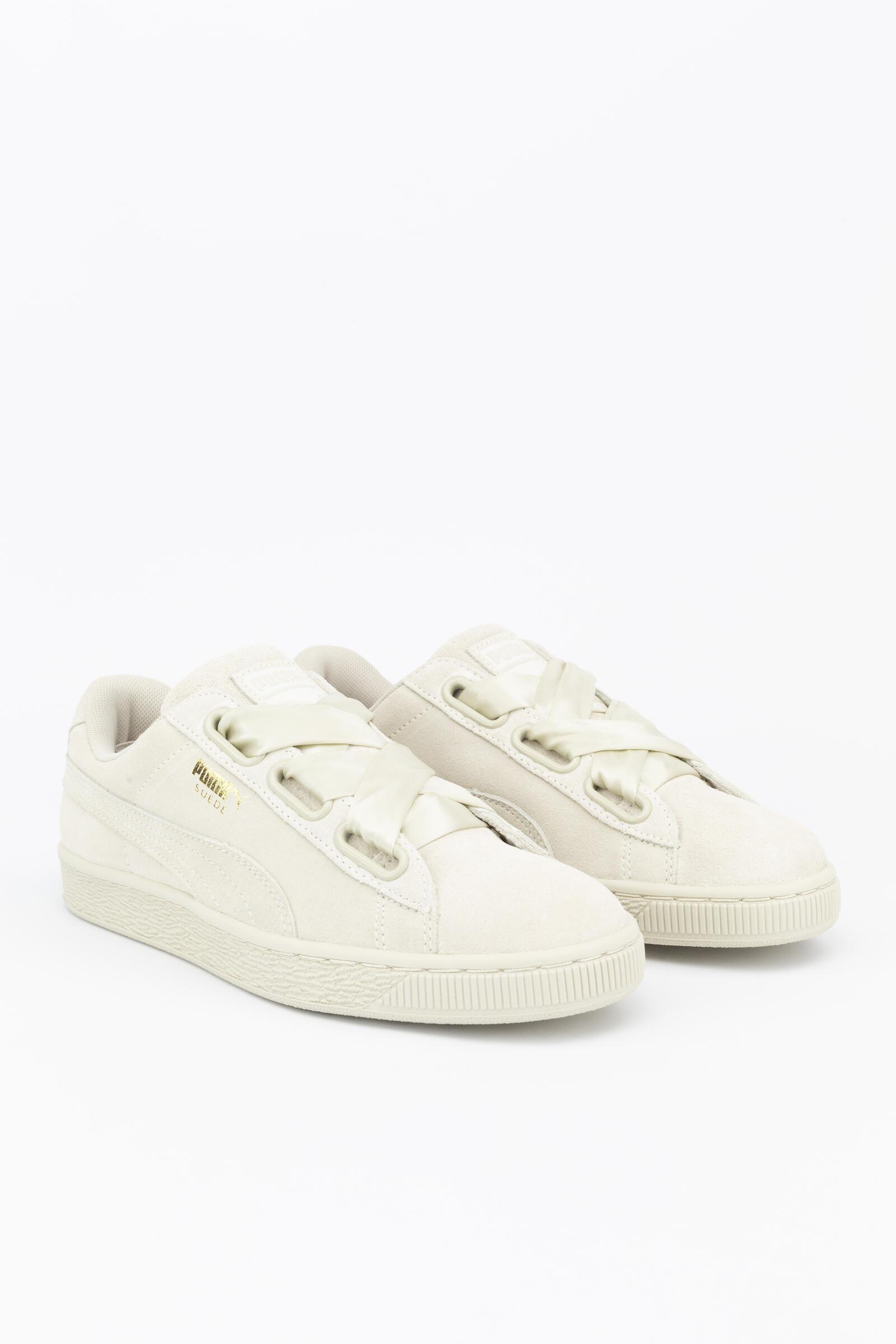 Puma Zapatillas Deportivas Suede Heart Satin Ii Blanco 3/4
