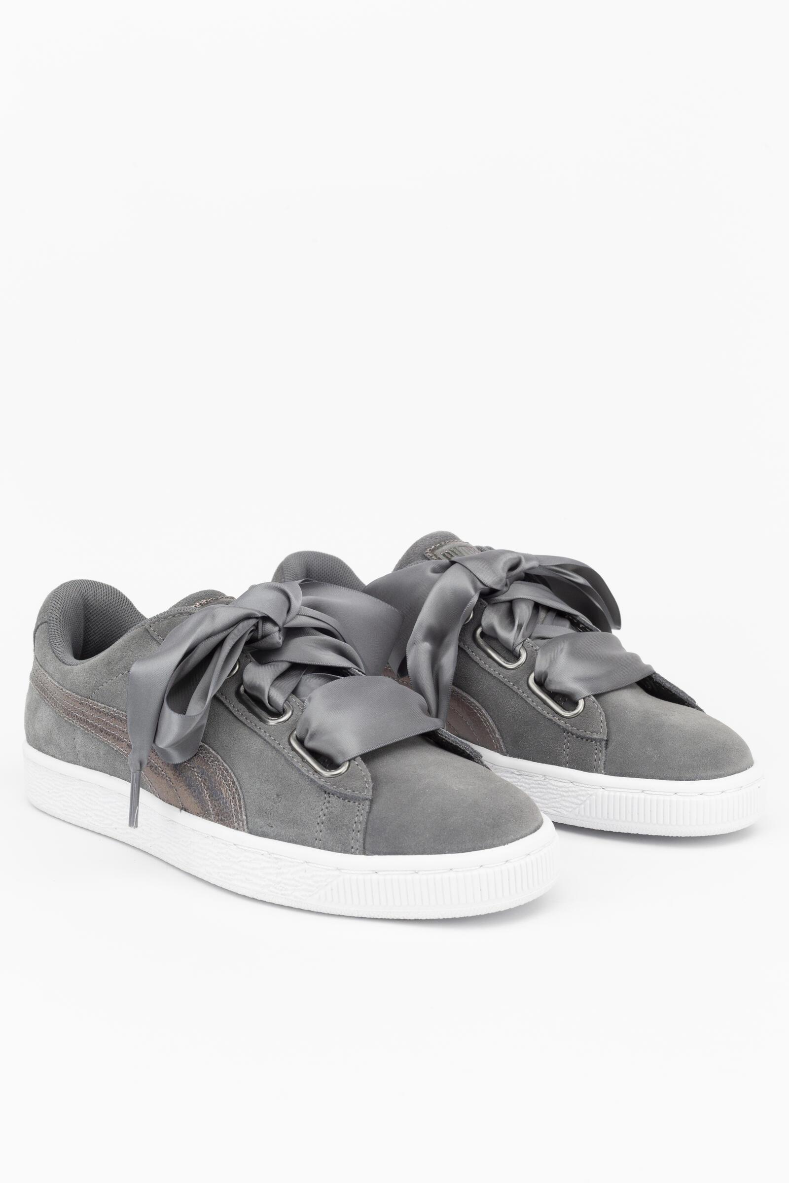 Puma Zapatillas Deportivas Suede Heart Lunalux Gris 3/4