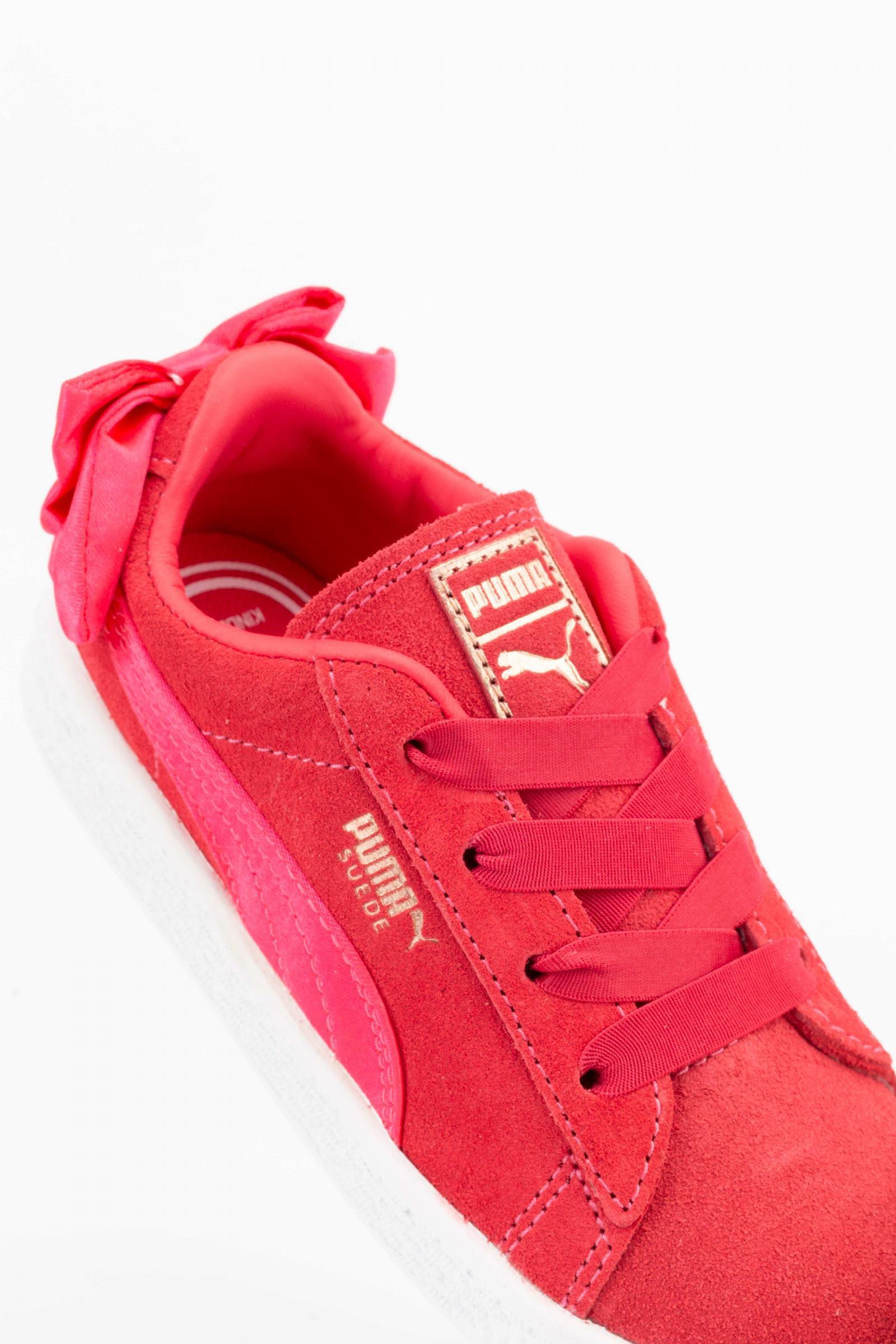 Puma Zapatillas Suede Bow Baby Rojo 4/4