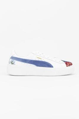 Puma Zapatillas Deportivas Platform Hyper Emb Blanco/rojo/azul Mujer