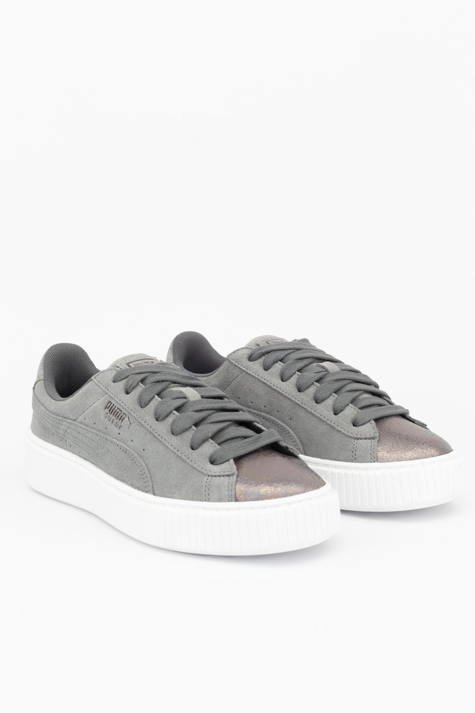 Puma Zapatillas Deportivas Suede Platform Lunalux Gris 3/4