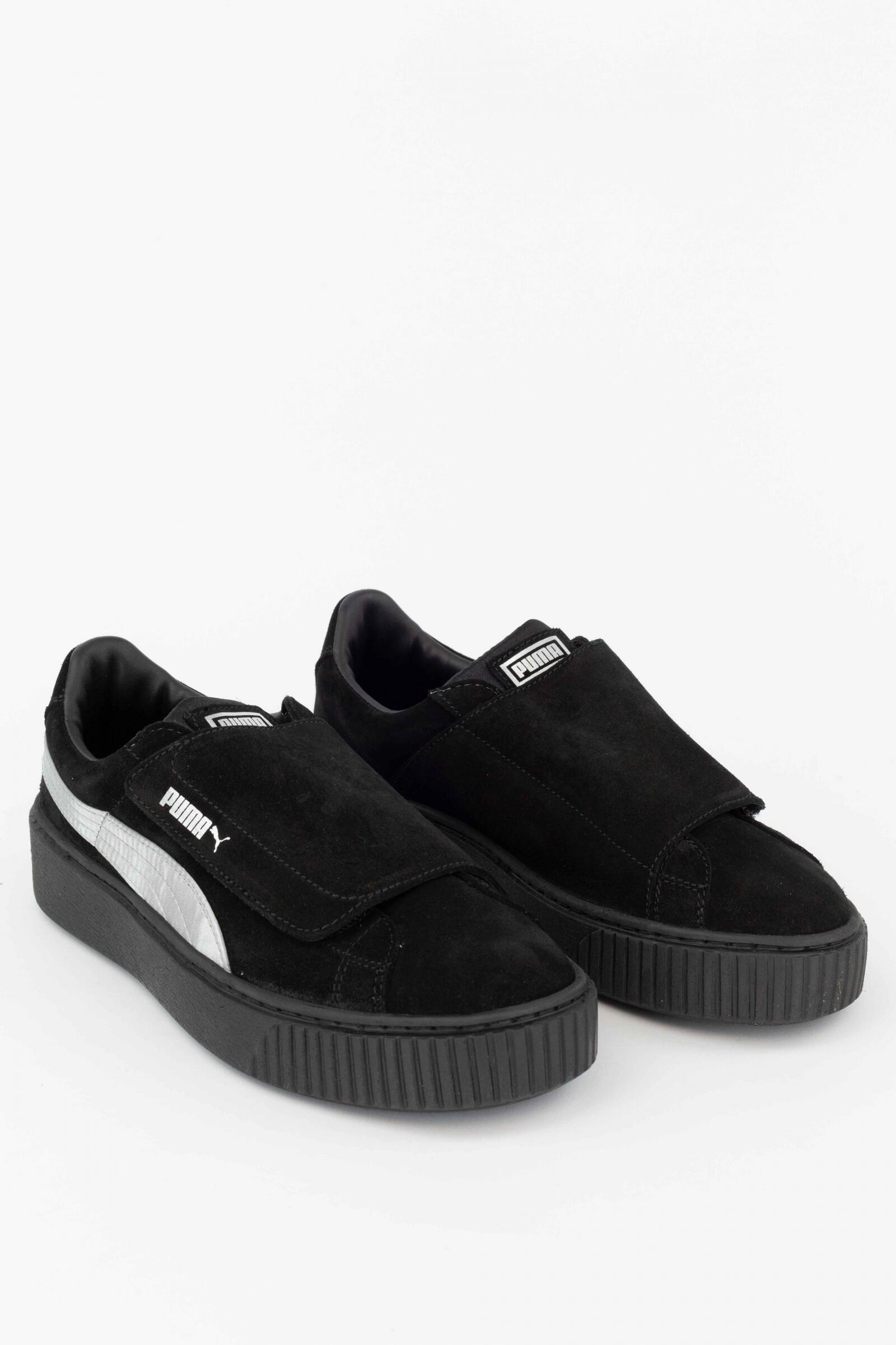 Puma Zapatillas Deportivas Platformstrap Satin Ep Negro 3/4