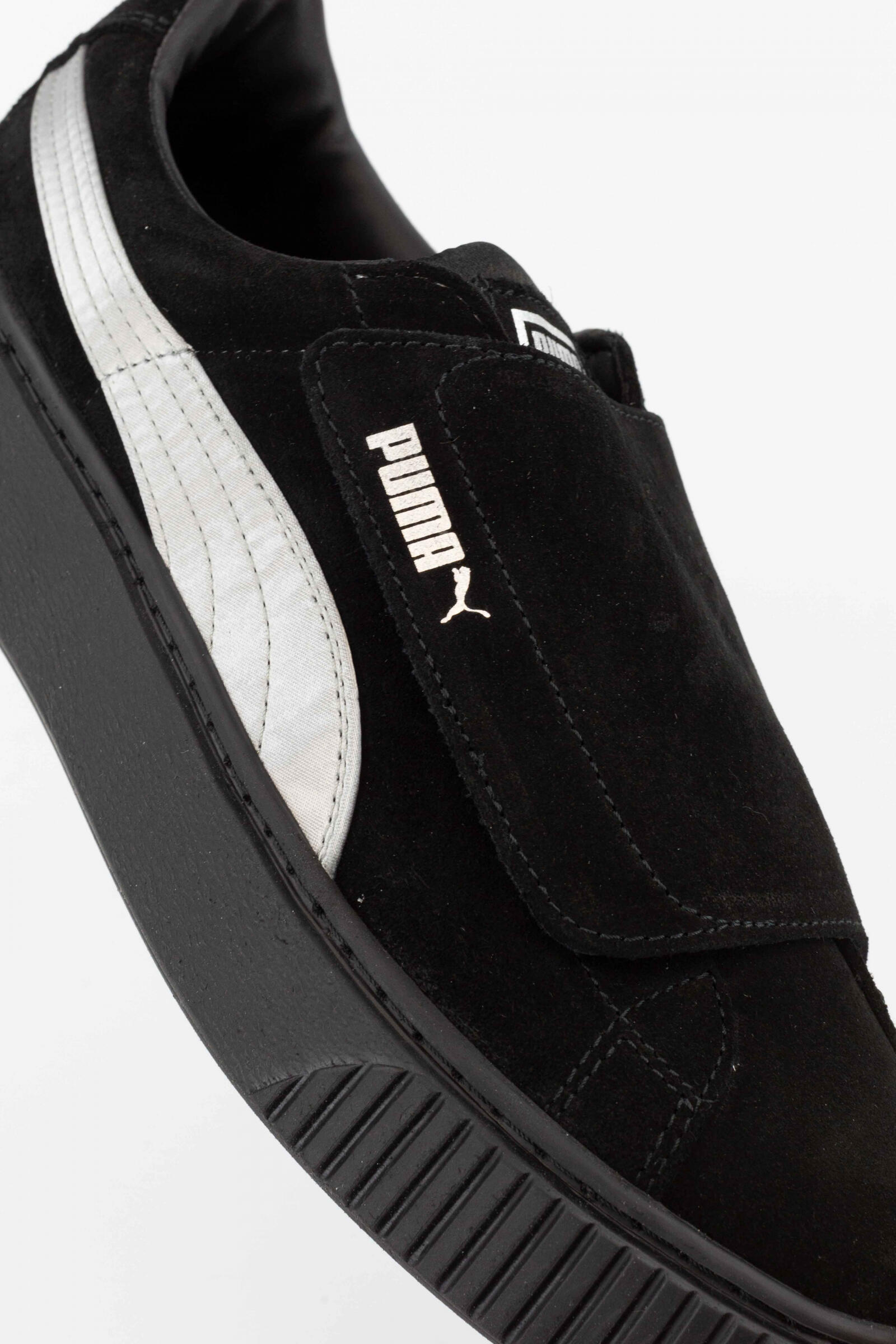 Puma Zapatillas Deportivas Platformstrap Satin Ep Negro 4/4