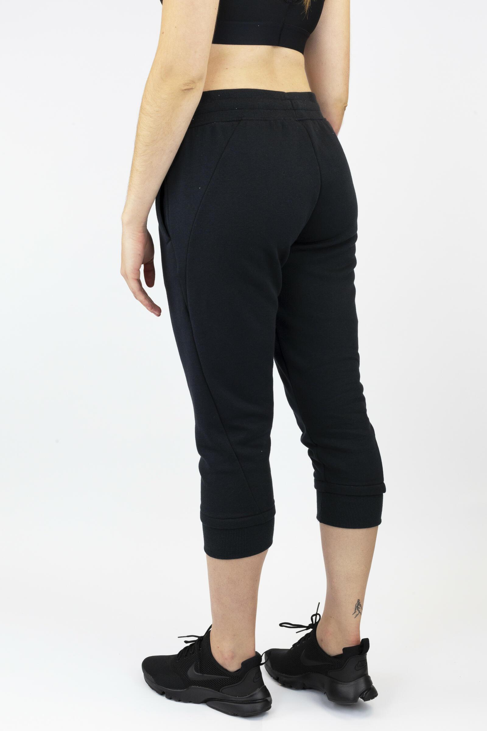 Under Armour Pantalón Deportivo Cotton Fleece Slim Leg Crop Gris 3/4