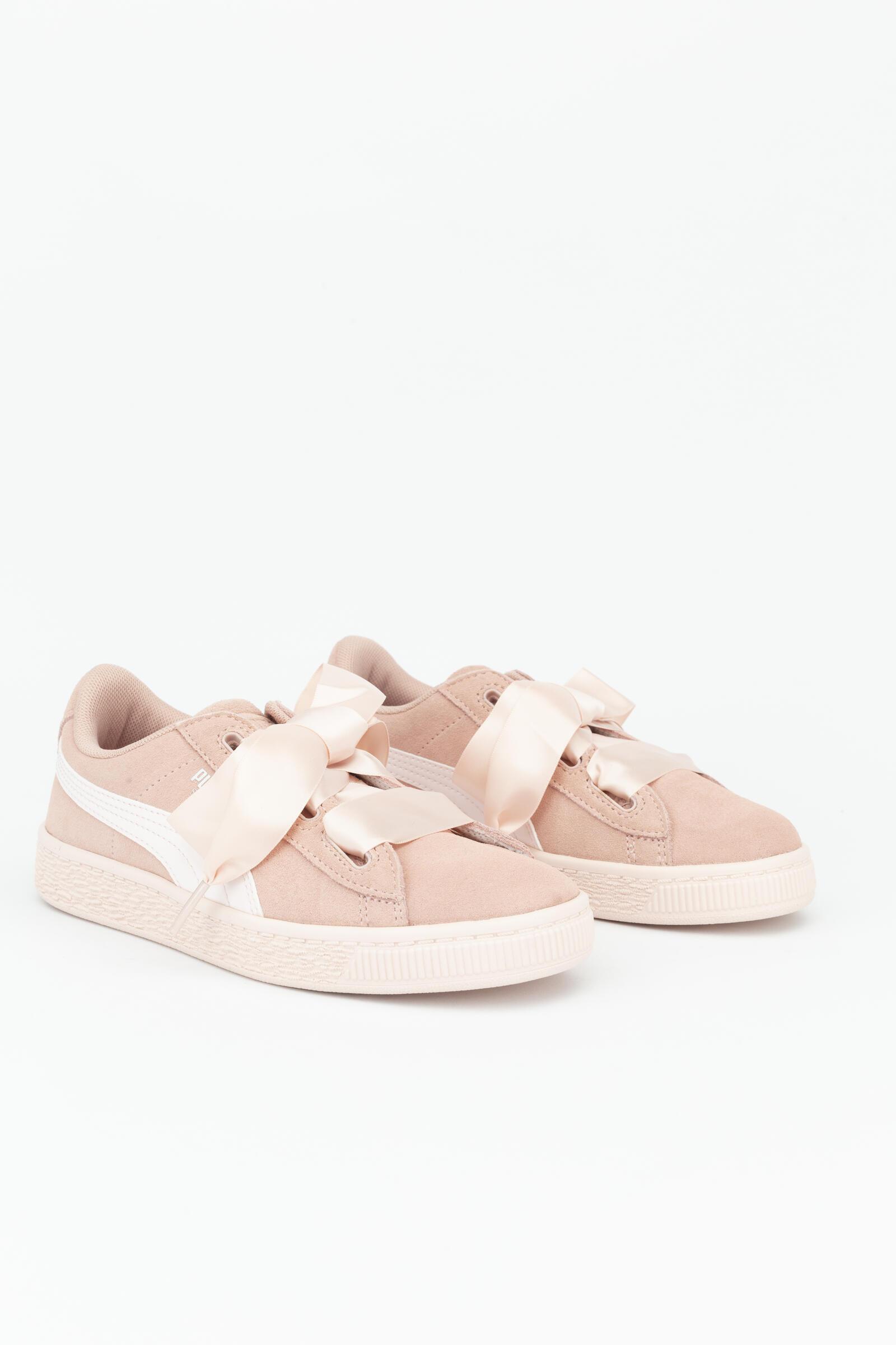 Puma Zapatillas Deportivas Suede Heart Jewel Junior Rosa 3/5