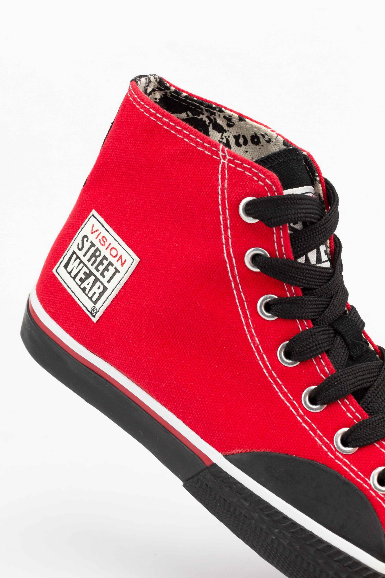 Vision Zapatillas Deportivas Canvas Hi Rojo 4/4