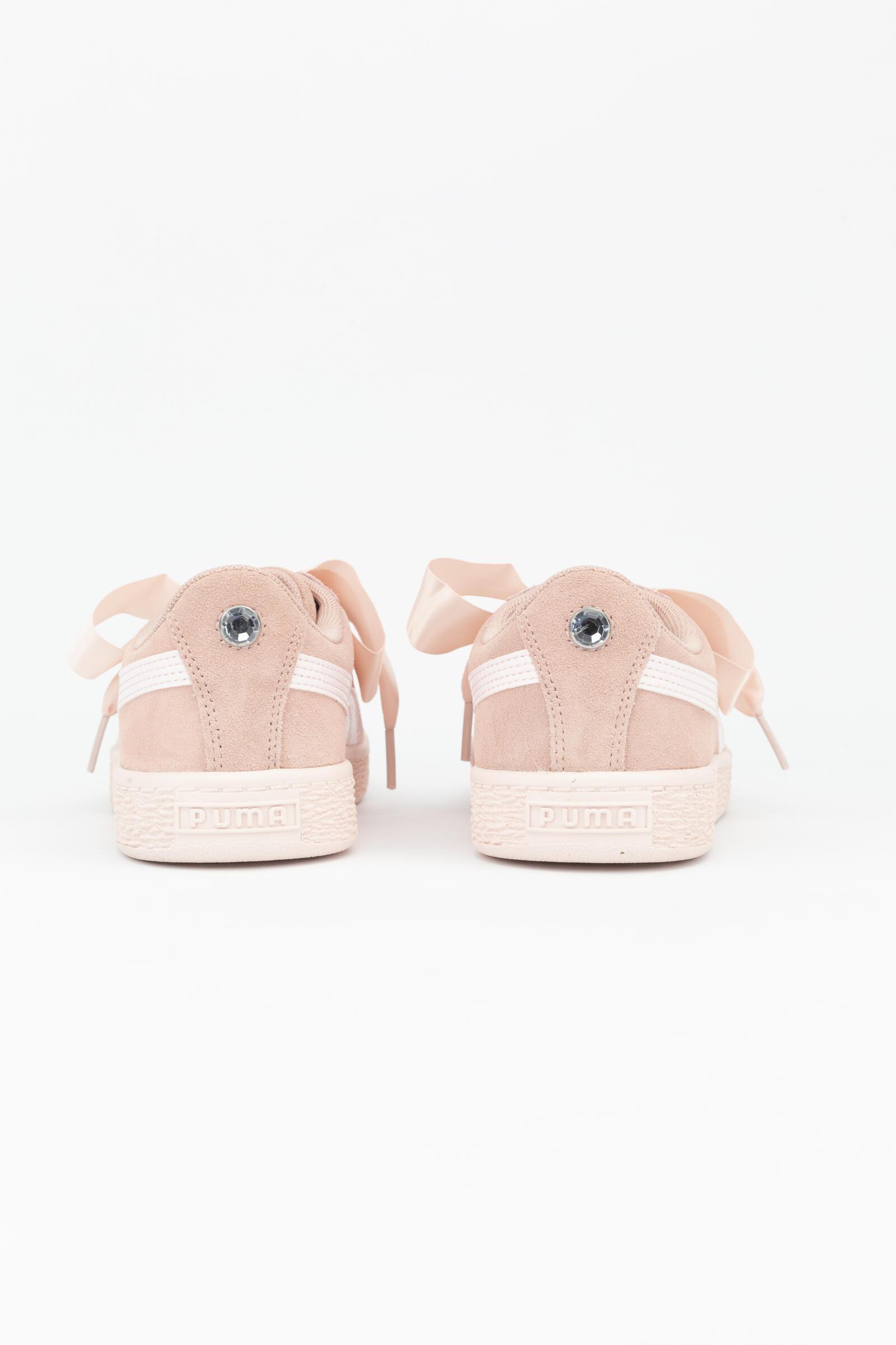 Puma Zapatillas Deportivas Suede Heart Jewel Junior Rosa 4/5