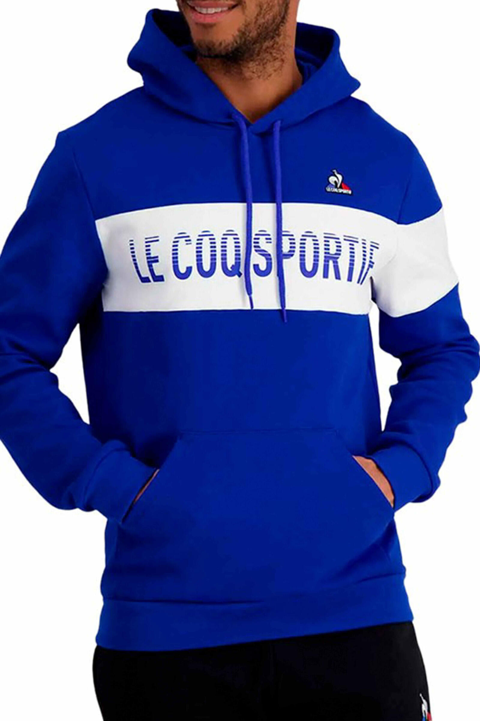 Le Coq Sportif Sudadera Con Capucha  Bah Nº1 Azul Marino/blanco 4/5