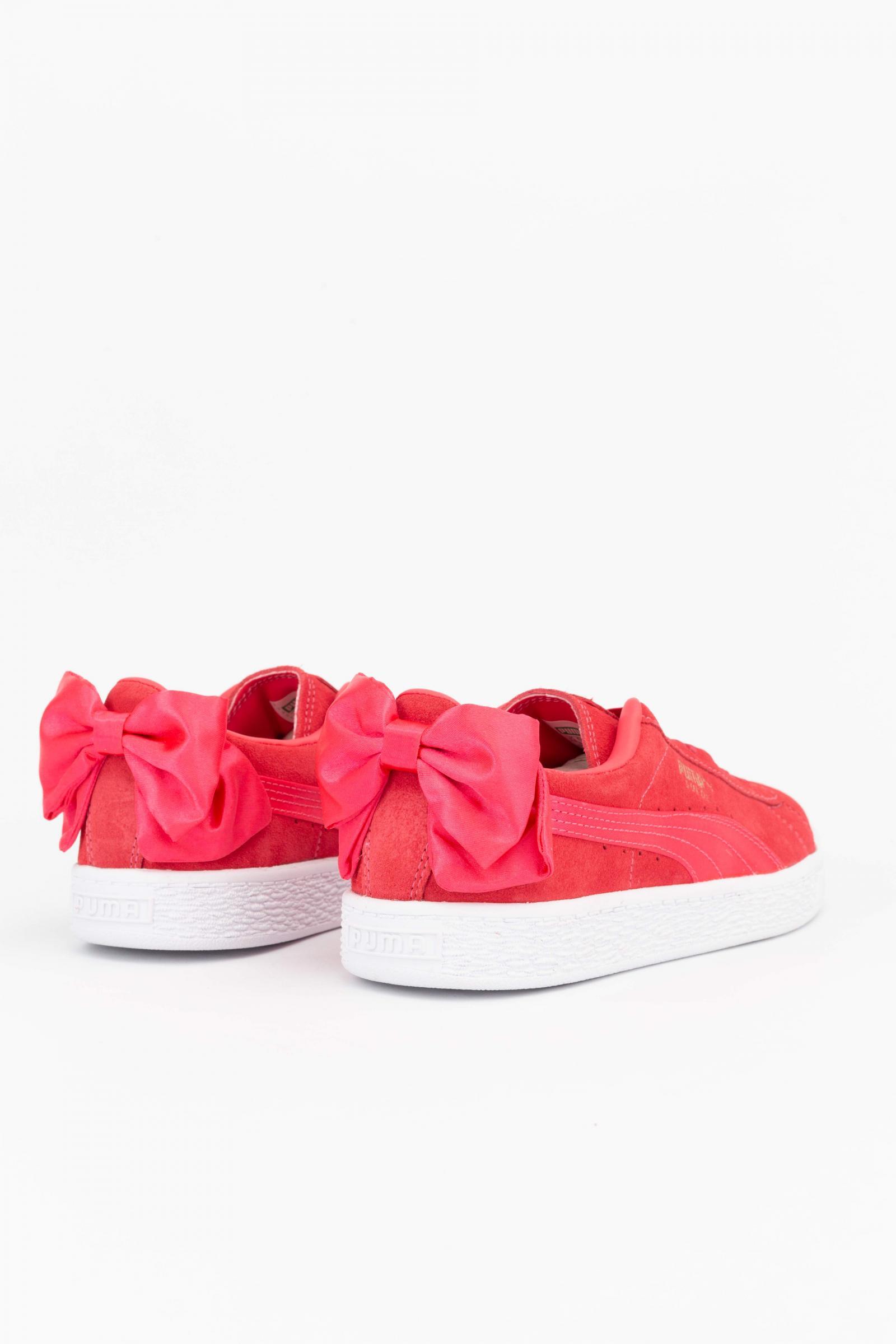 Puma Zapatillas Suede Bow Junior Rojo 4/5