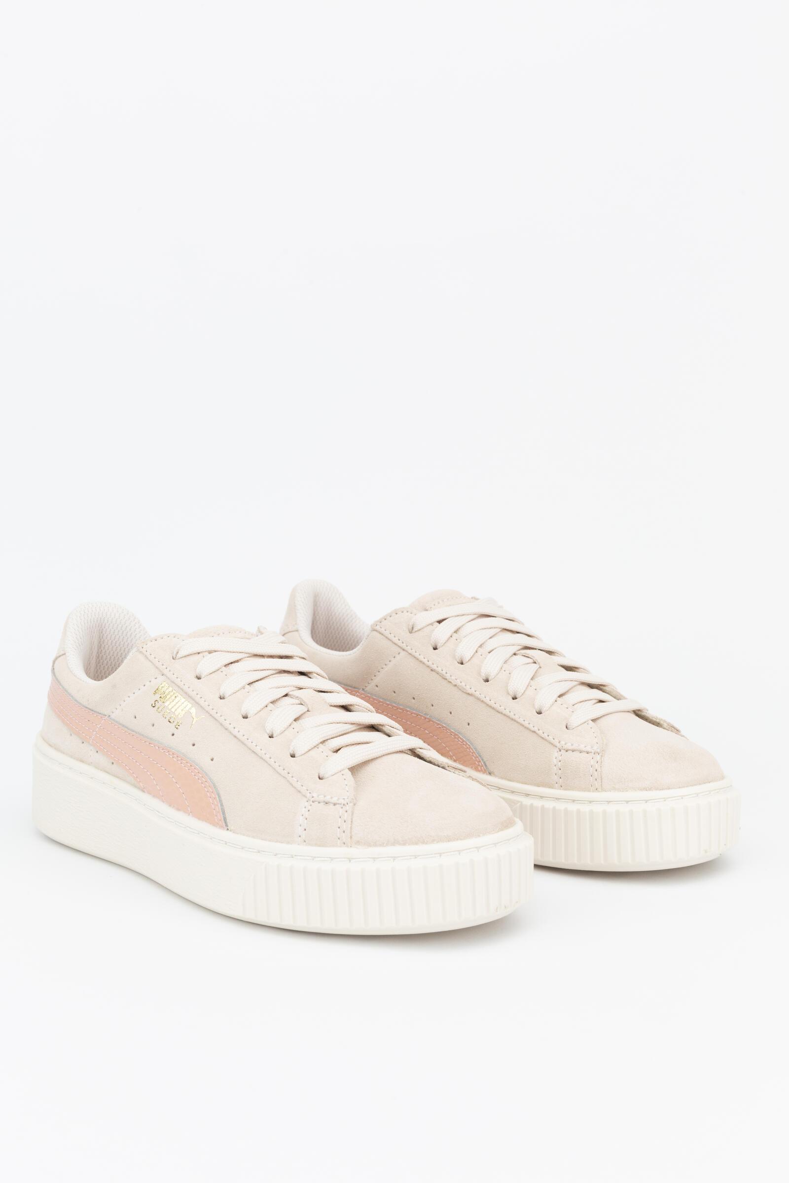 Puma Zapatillas Deportivas Suede Platform Gris/beige 3/4