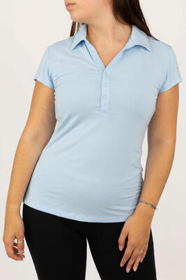 Columbia Polo Pacific Rojo Mujer