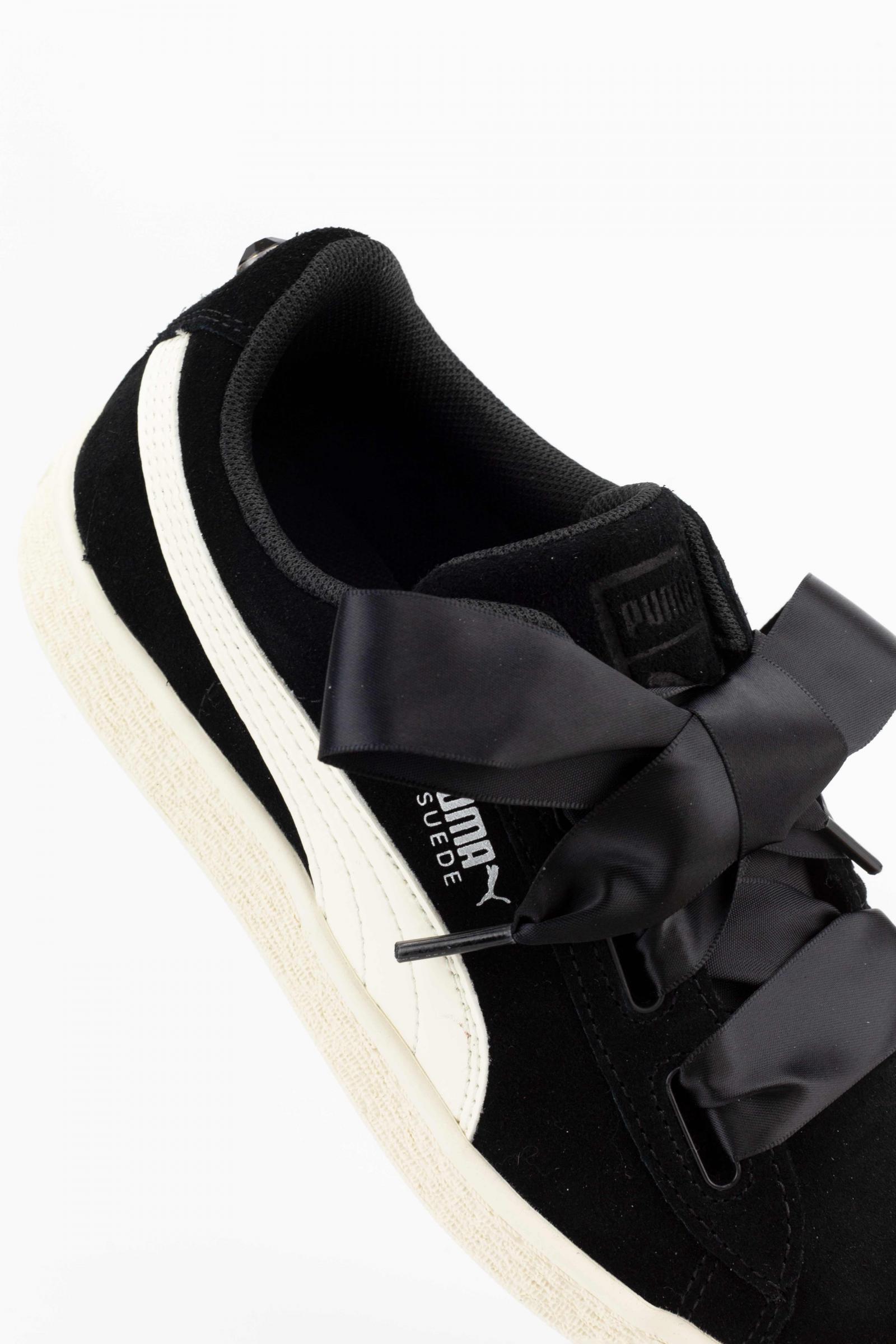 Puma Zapatillas Deportivas Suede Heart Jewel Junior Blanco/negro 4/4