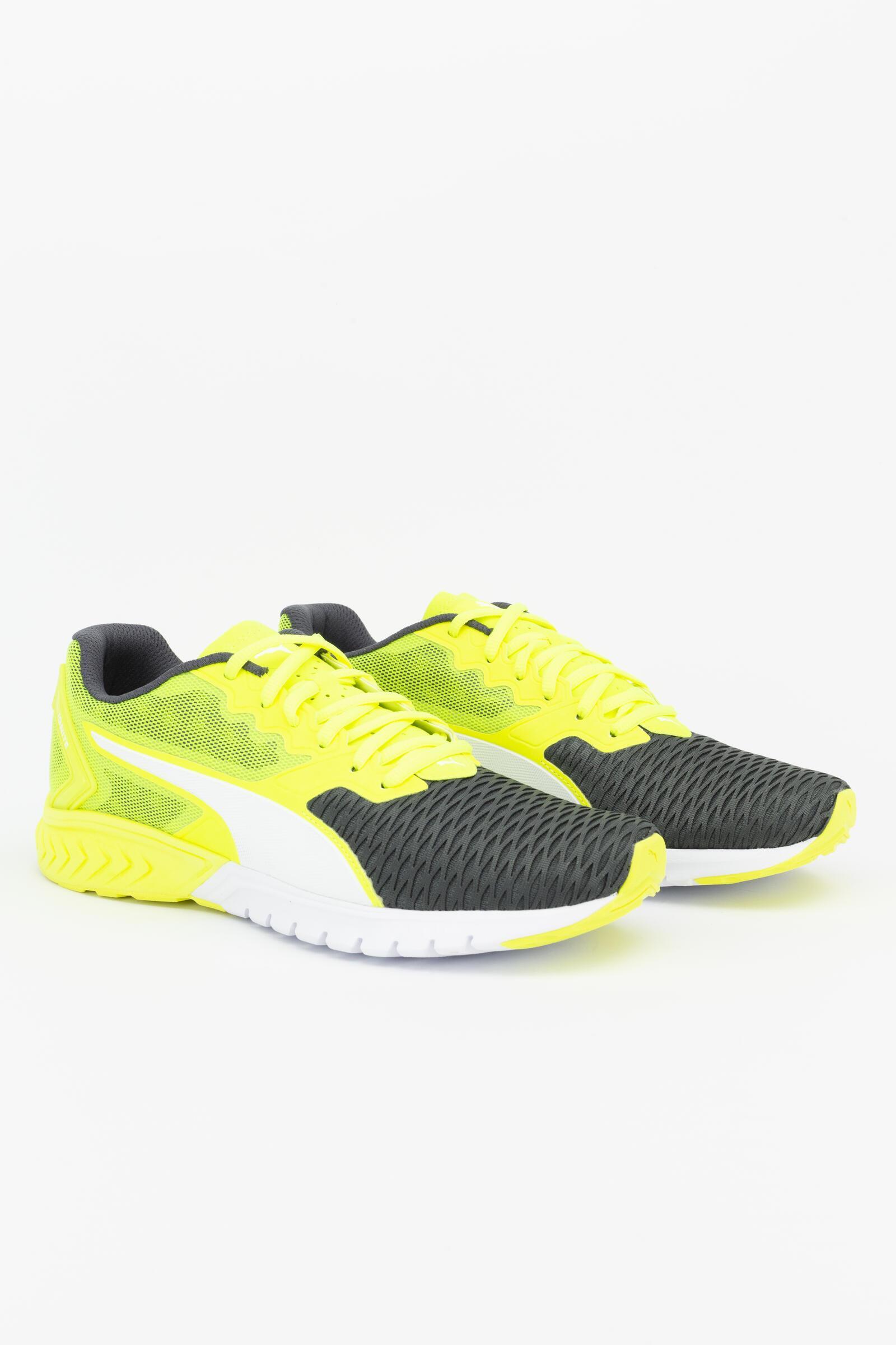 Puma Zapatillas Deportivas Ignite Dual Gris/amarillo 3/4