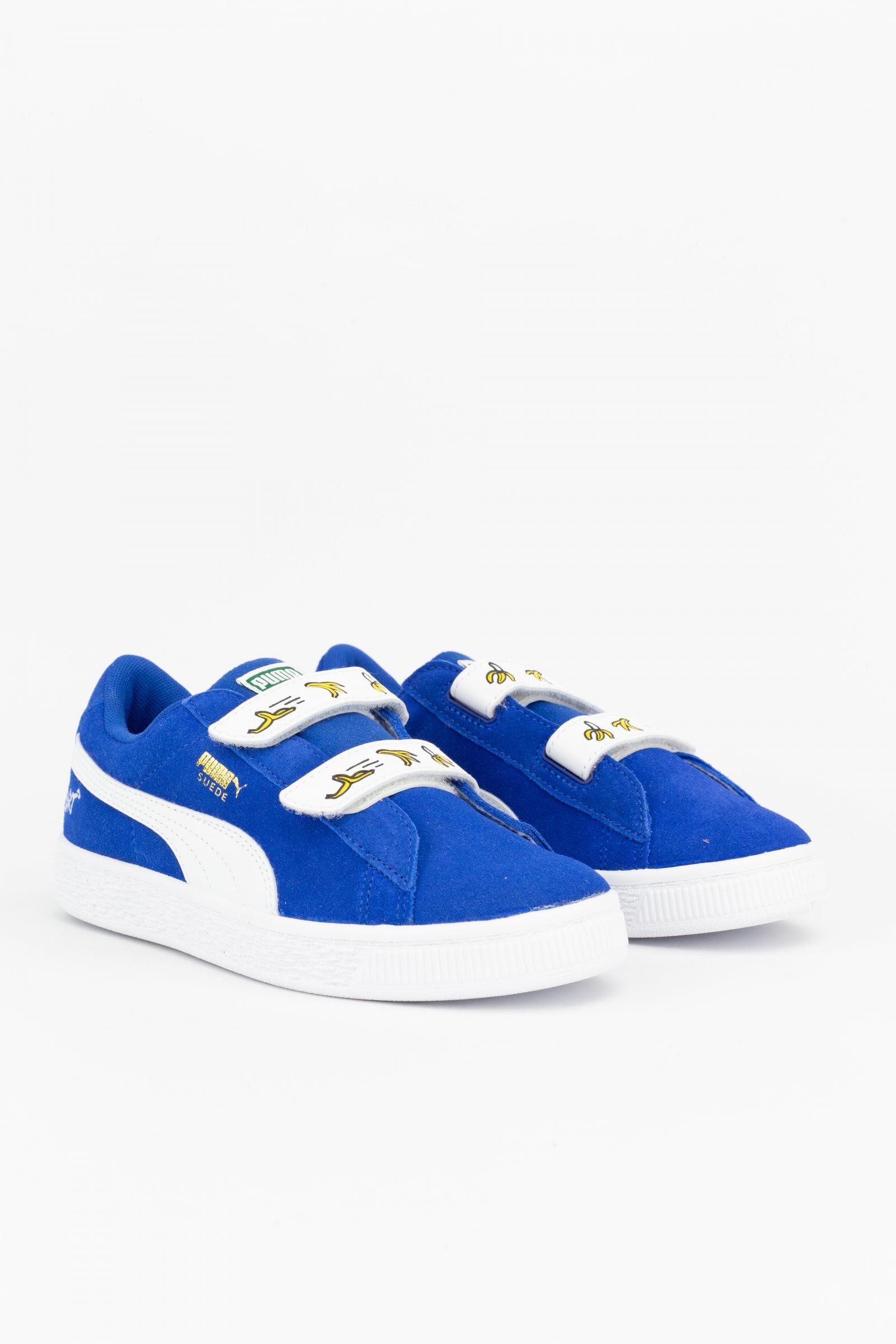 Puma Zapatillas  Minions Suede V  Junior Blanco/azul 3/5