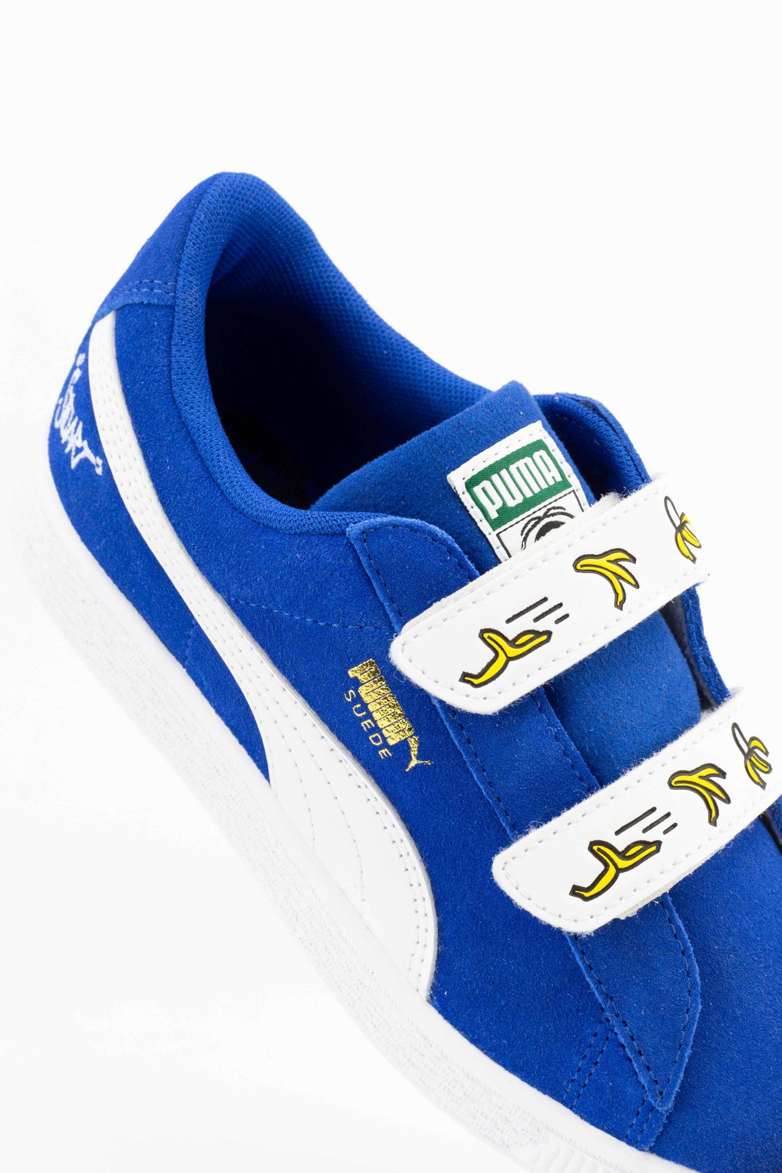 Puma Zapatillas  Minions Suede V  Junior Blanco/azul 5/5