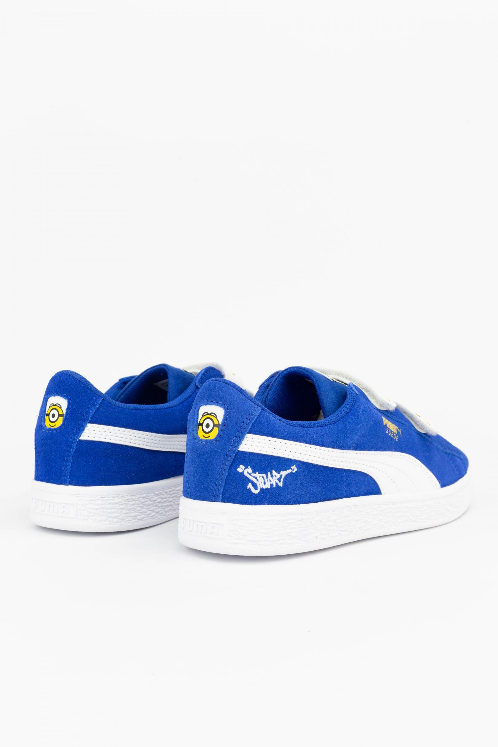 Puma Zapatillas  Minions Suede V  Junior Blanco/azul 4/5