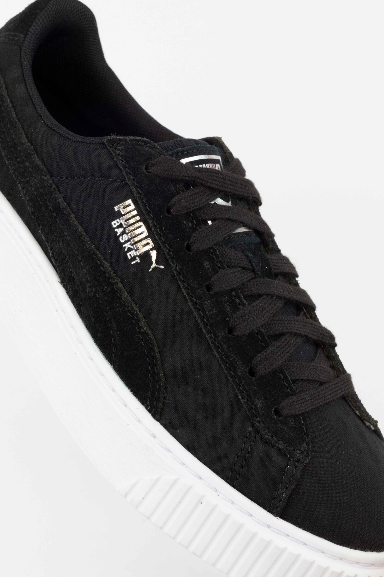 Puma Zapatillas Deportivas Basket Platform De Negro 4/4