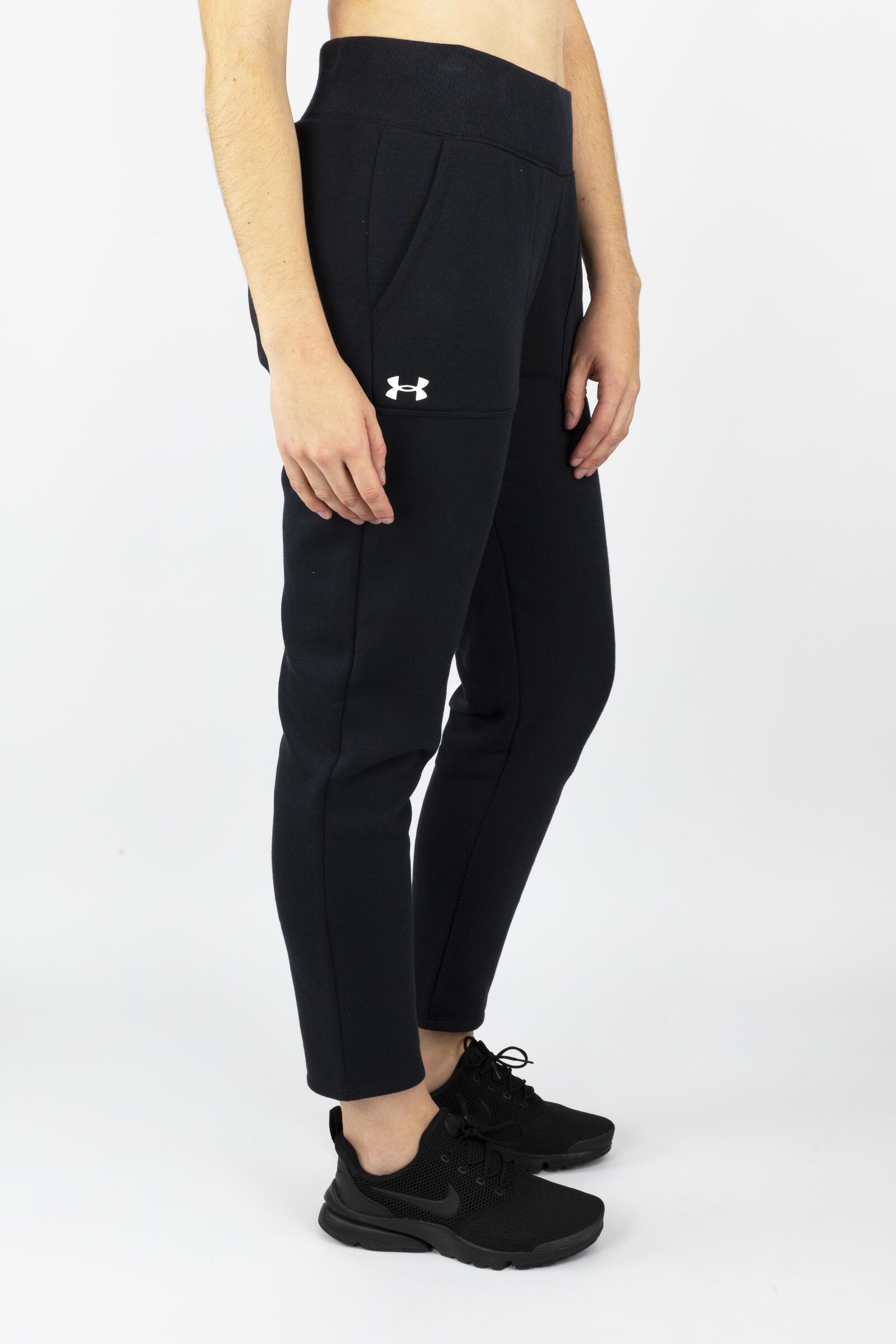 Under Armour Pantalón Deportivo Rival Fleece Negro/blanco 3/5