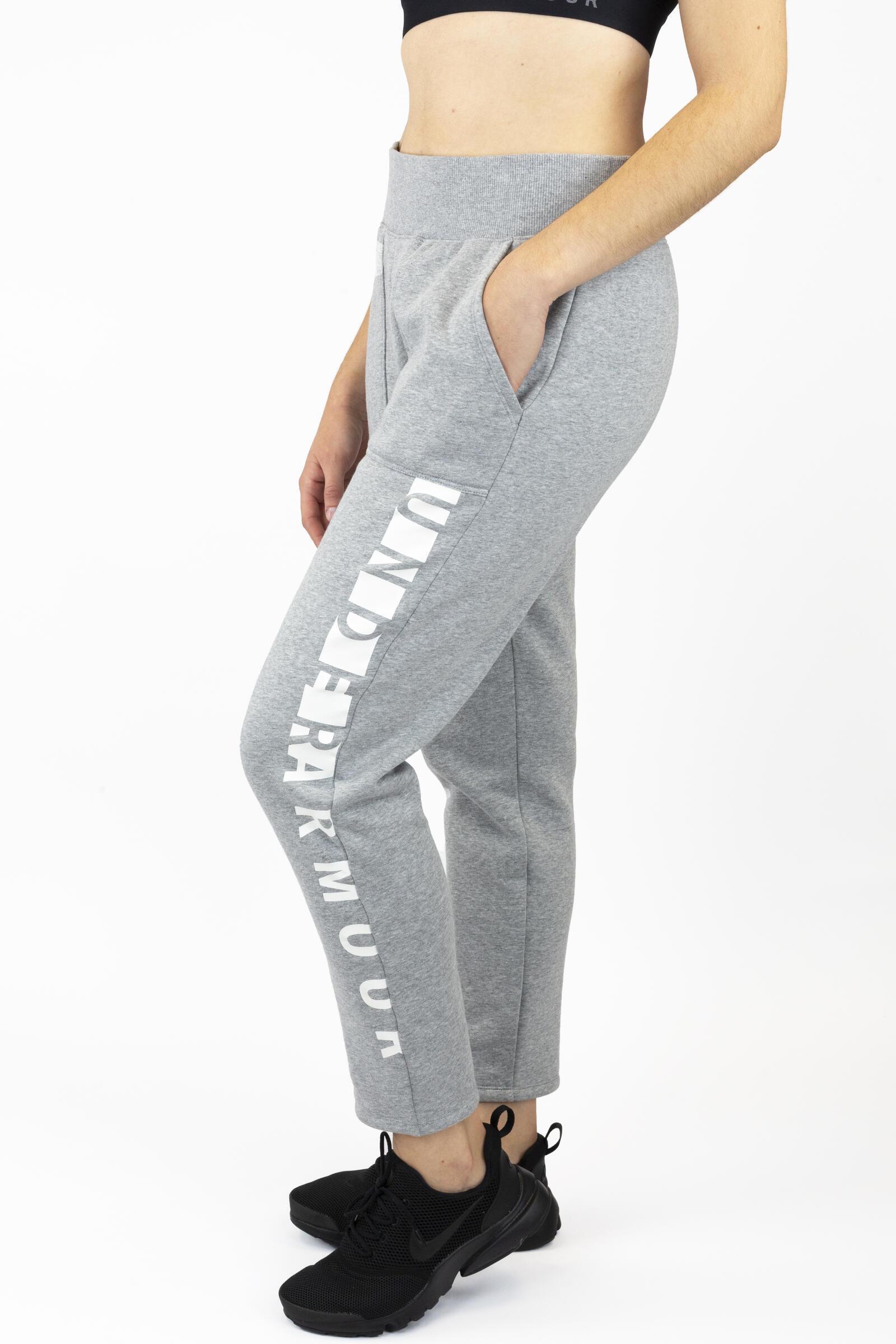Under Armour Pantalón Deportivo Rival Fleece Gris/blanco 2/4
