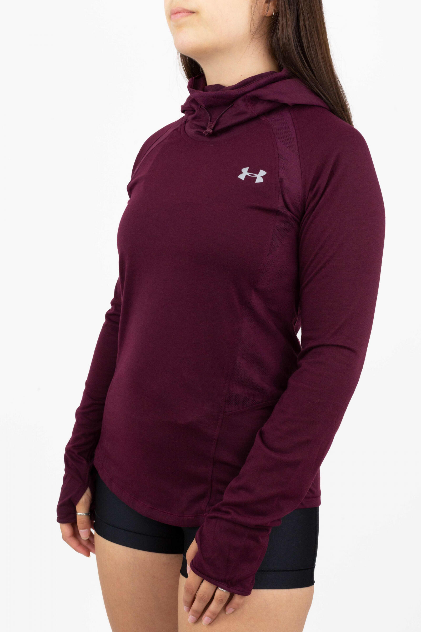 Under Armour Sudadera Con Capucha Swyft Funnel Granate 2/4