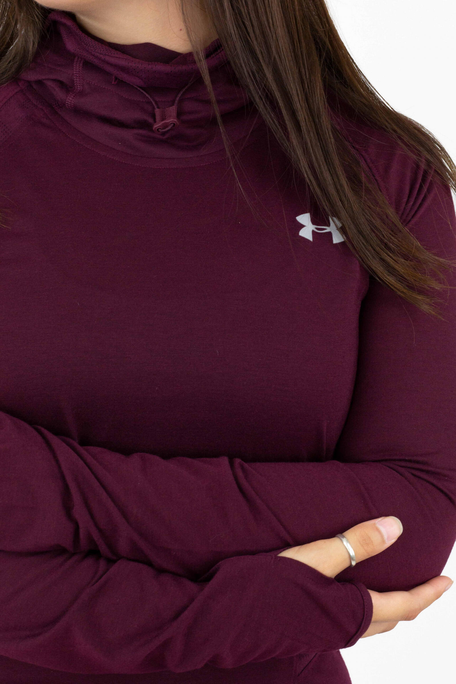 Under Armour Sudadera Con Capucha Swyft Funnel Granate 4/4