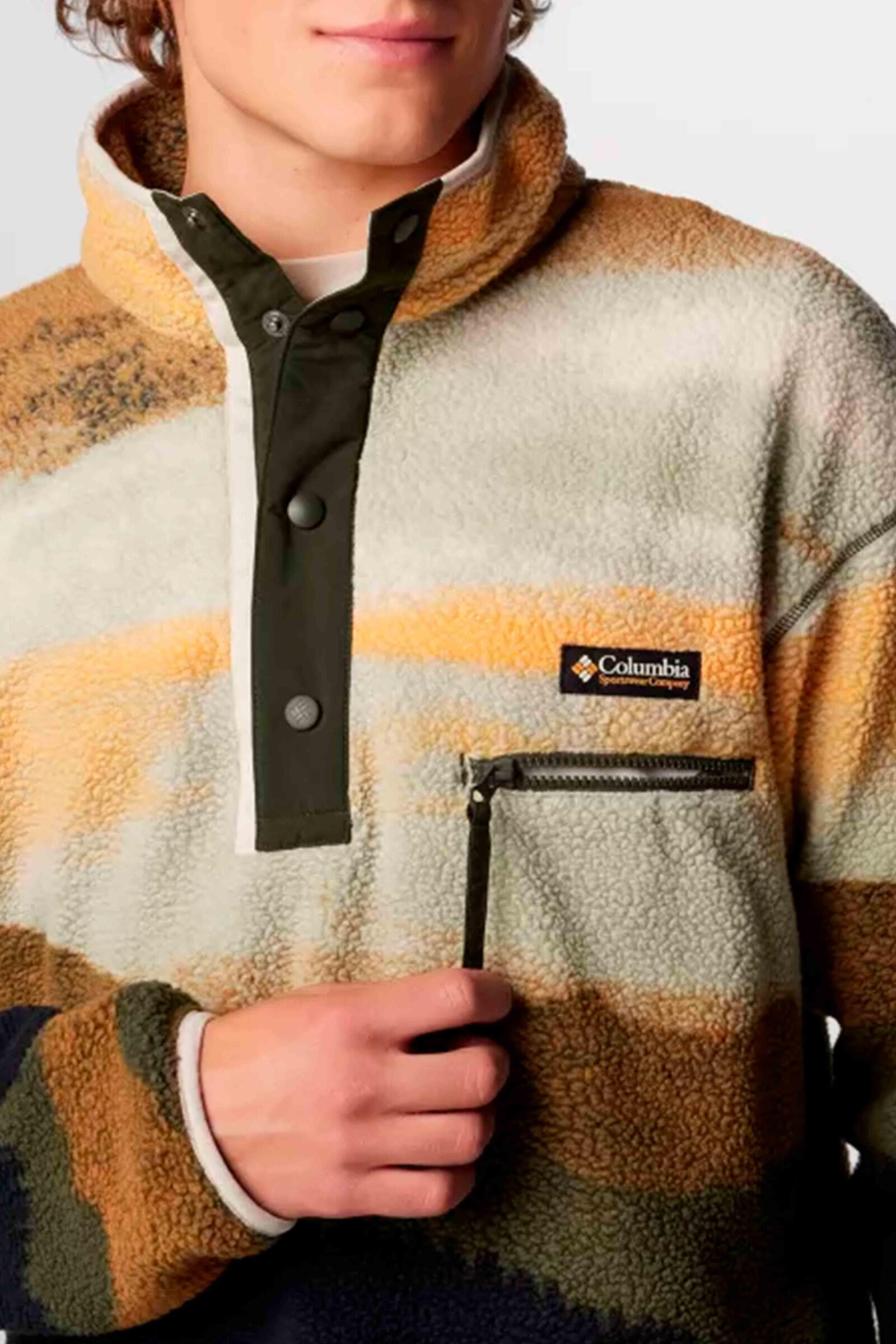 Columbia Forro Polar Helvetia™ Ii Estampado Marrón/naranja 5/5