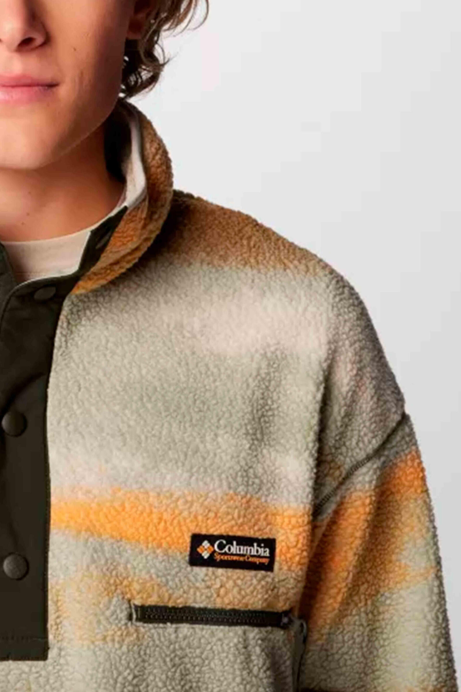 Columbia Forro Polar Helvetia™ Ii Estampado Marrón/naranja 4/5