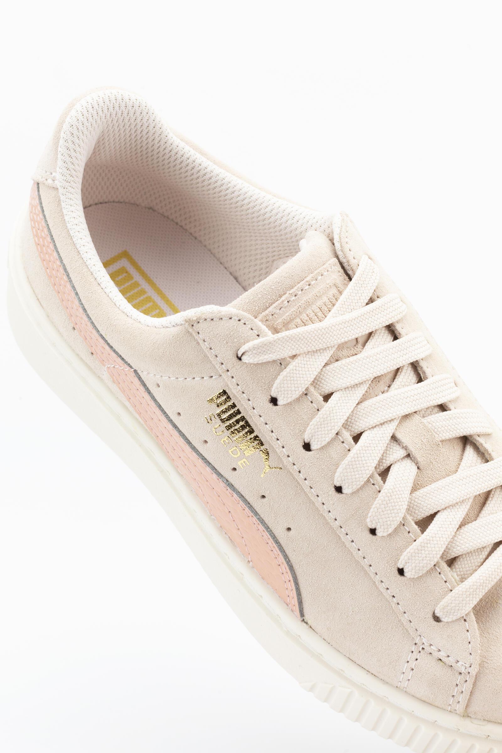 Puma Zapatillas Deportivas Suede Platform Gris/beige 4/4