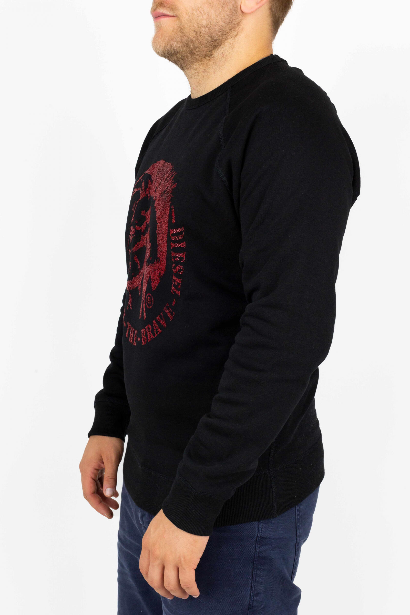 Diesel Sudadera Orestes New Negro 3/5