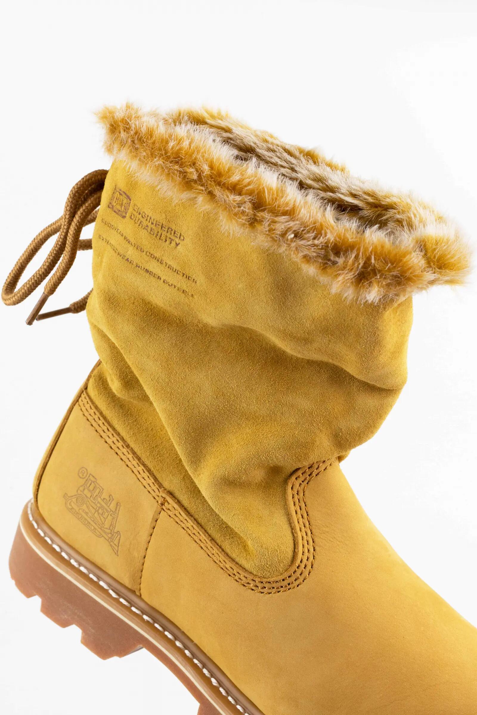 Caterpillar Botas Bruiser Scrunch Amarillo 4/4