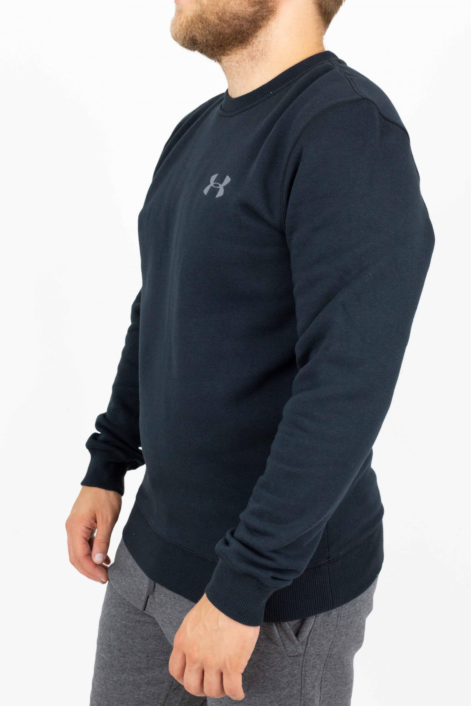 Under Armour Sudadera Rival Solid Negro 2/4